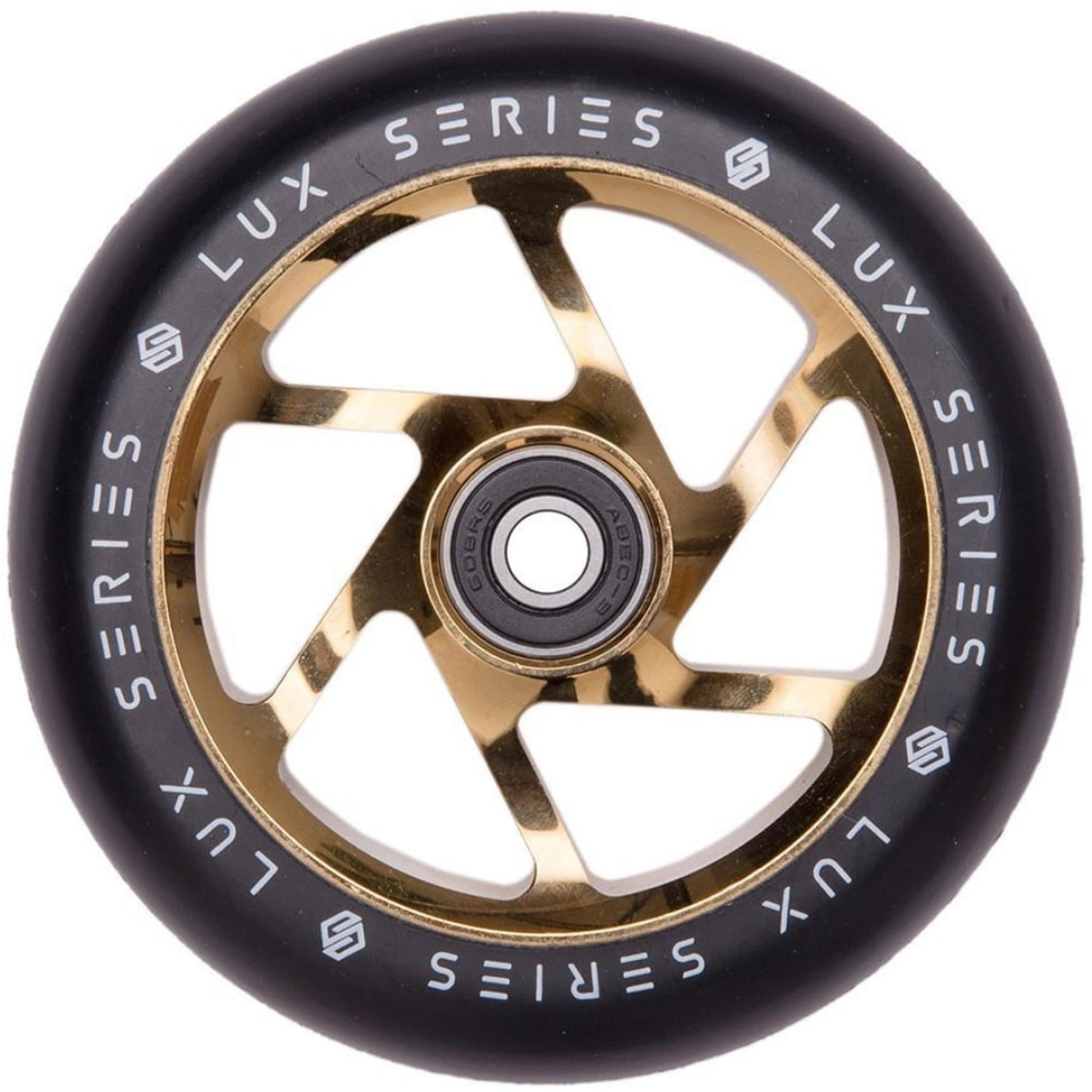 Striker Lux Spoked 110mm Rueda Patinete - Gold Chrome- Scootworld.es