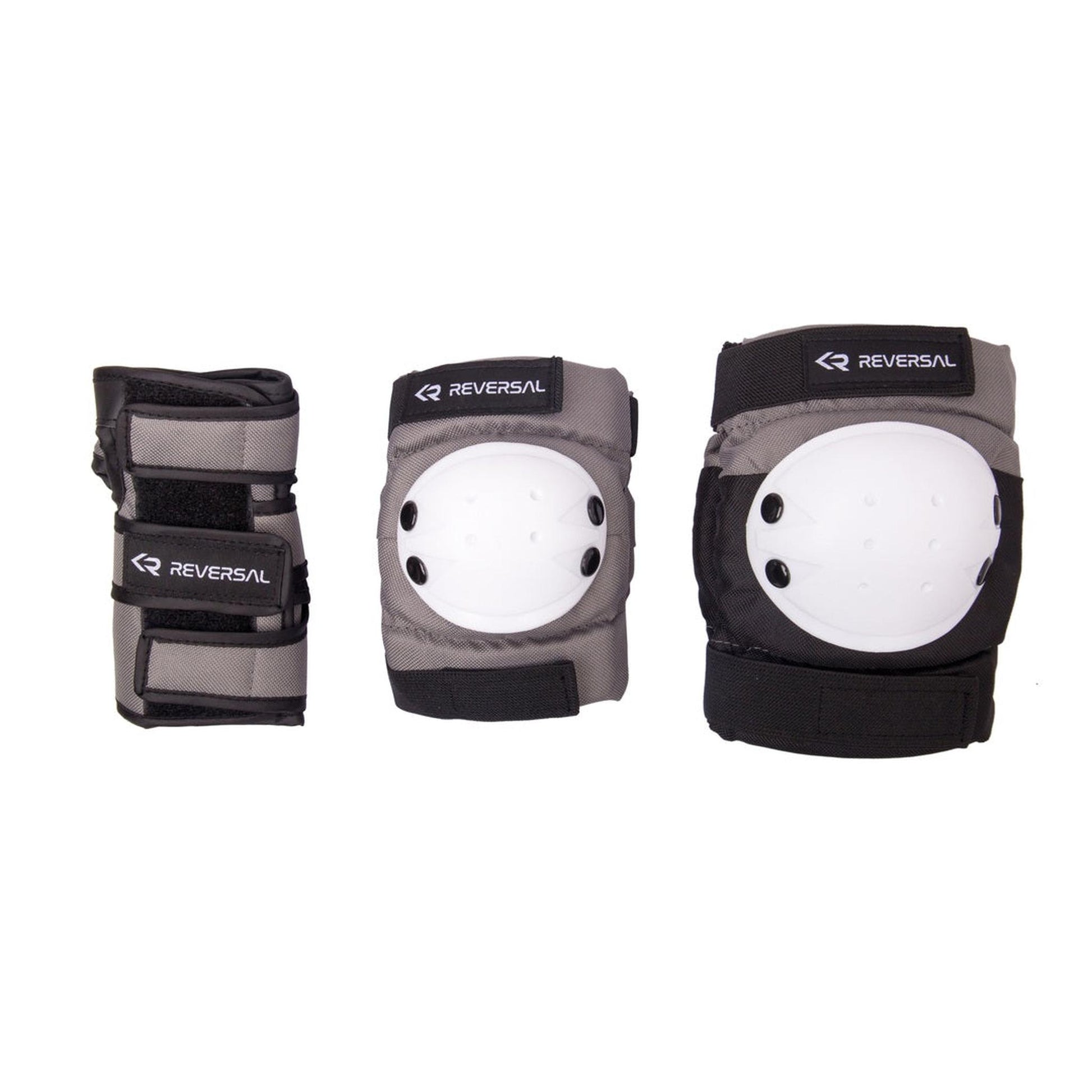 Reversal Protecciones Niños 3 Piezas - Negro/Gris- Scootworld.es