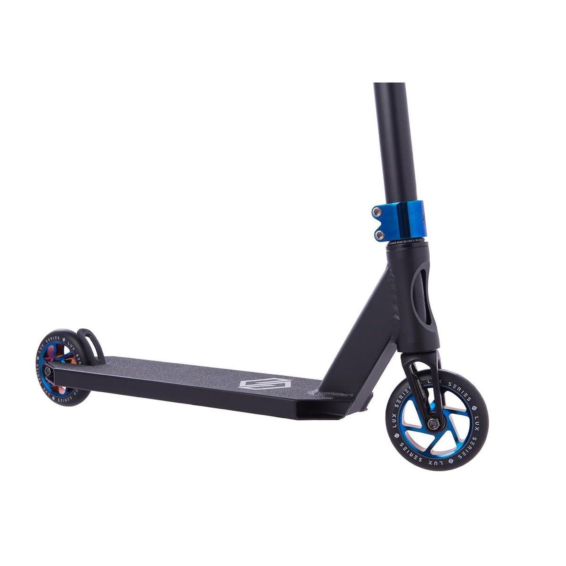 Striker Lux Scooter Freestyle - Negro/Azul cromado- Scootworld.es