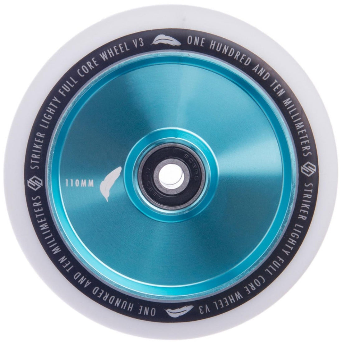 Striker Lighty Fullcore V3 White PU 110mm Rueda Patinete- Scootworld.es