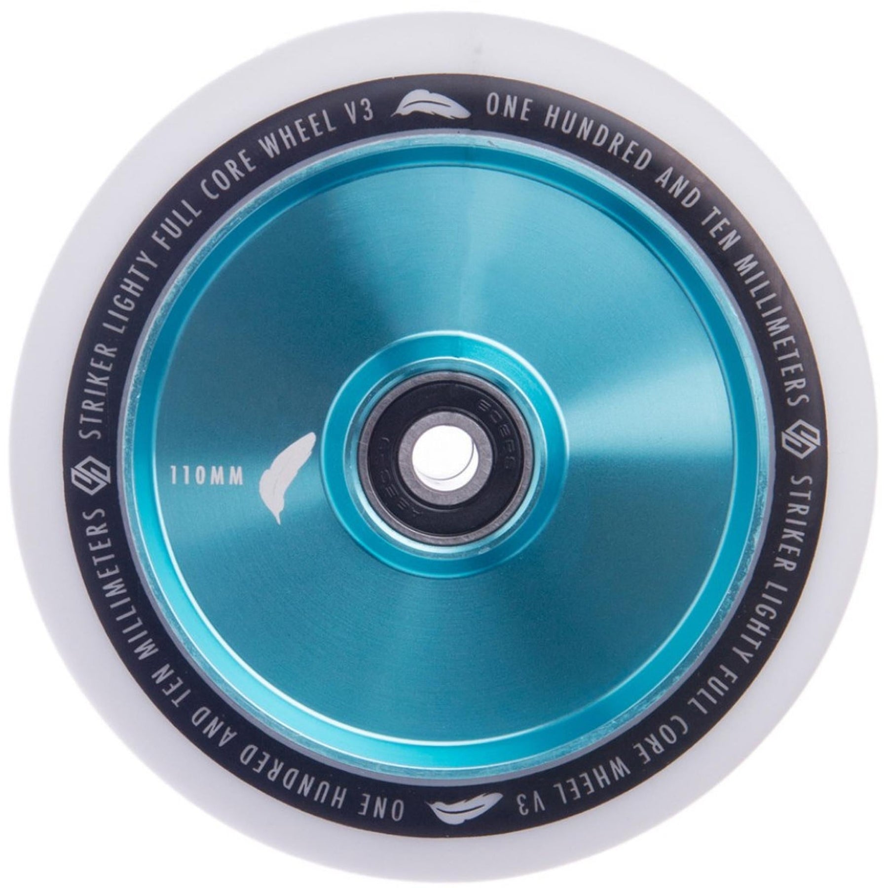 Striker Lighty Fullcore V3 White PU 110mm Rueda Patinete- Scootworld.es