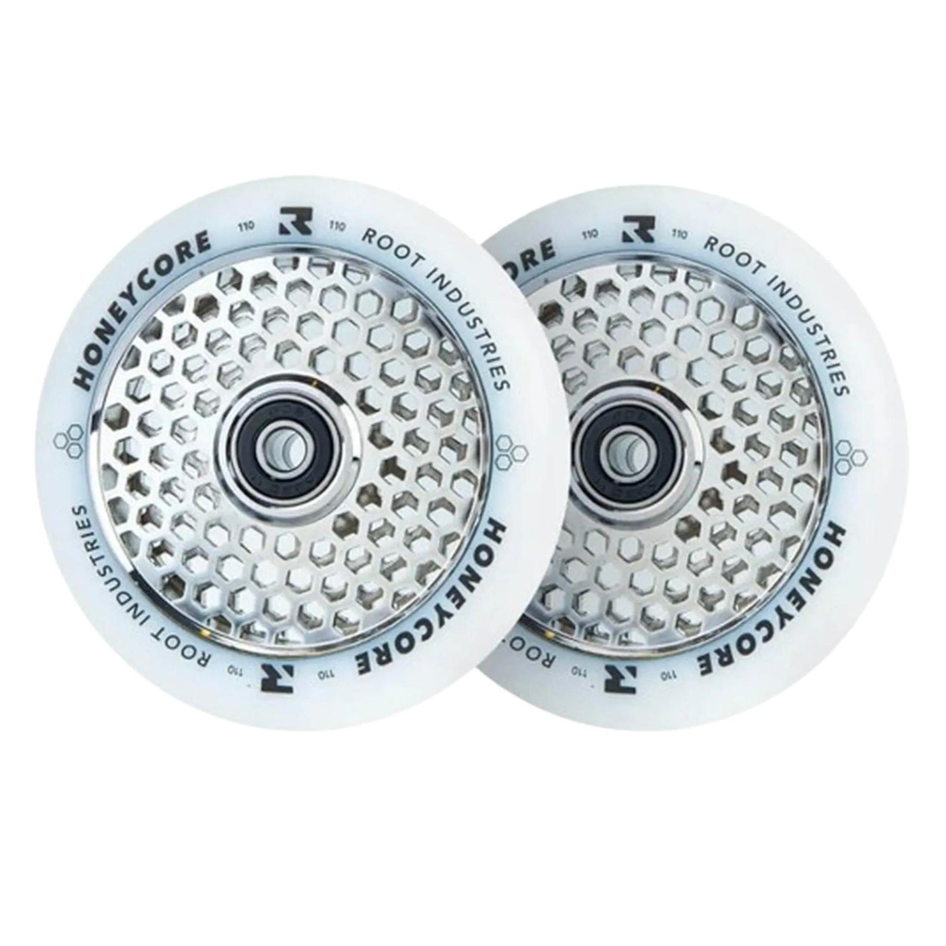 Root Honeycore Blanco 110mm Ruedas Patinete- Scootworld.es
