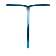 Manillar Union Uniq Bend Oversize Azul Cromado- Scootworld.es