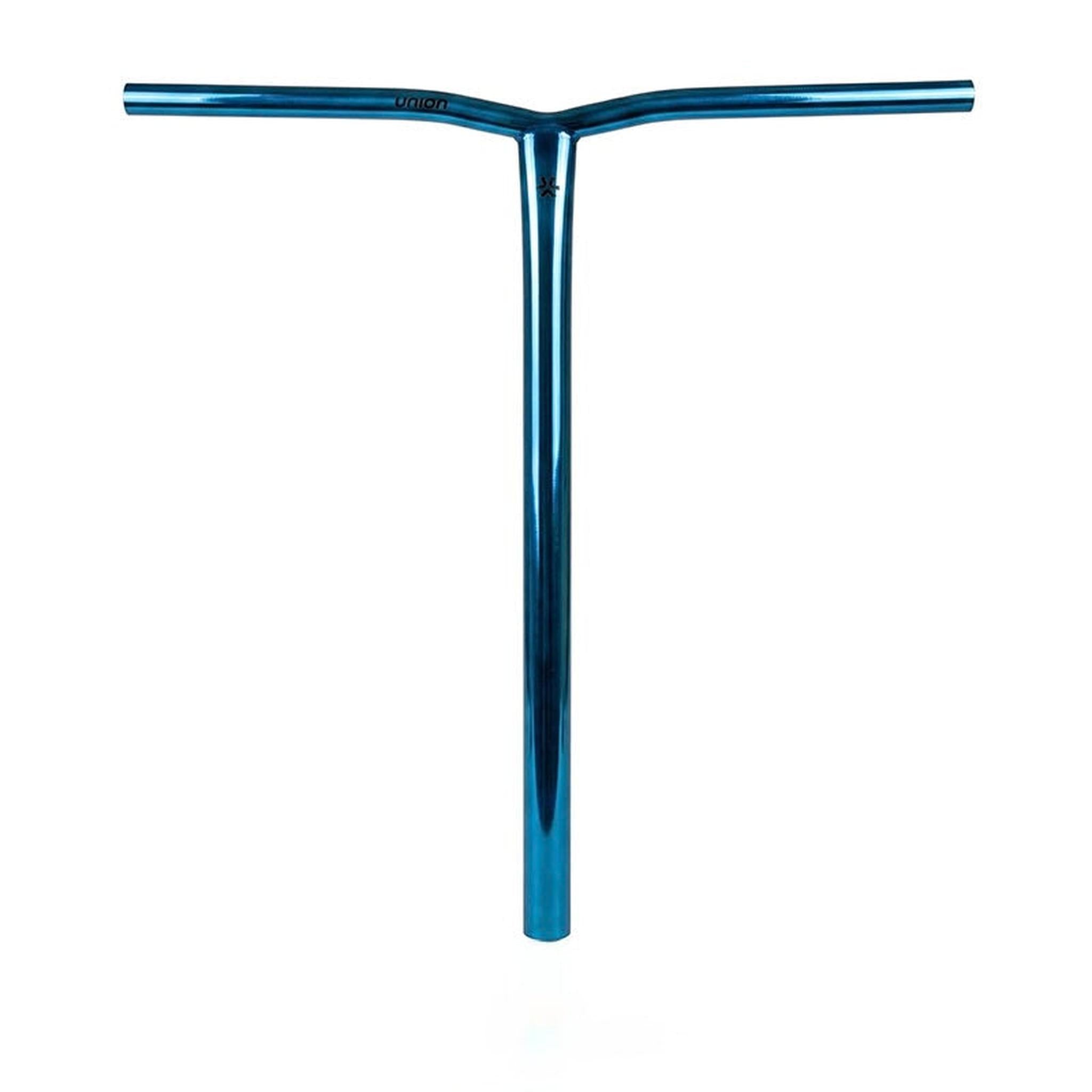 Manillar Union Uniq Bend Oversize Azul Cromado- Scootworld.es