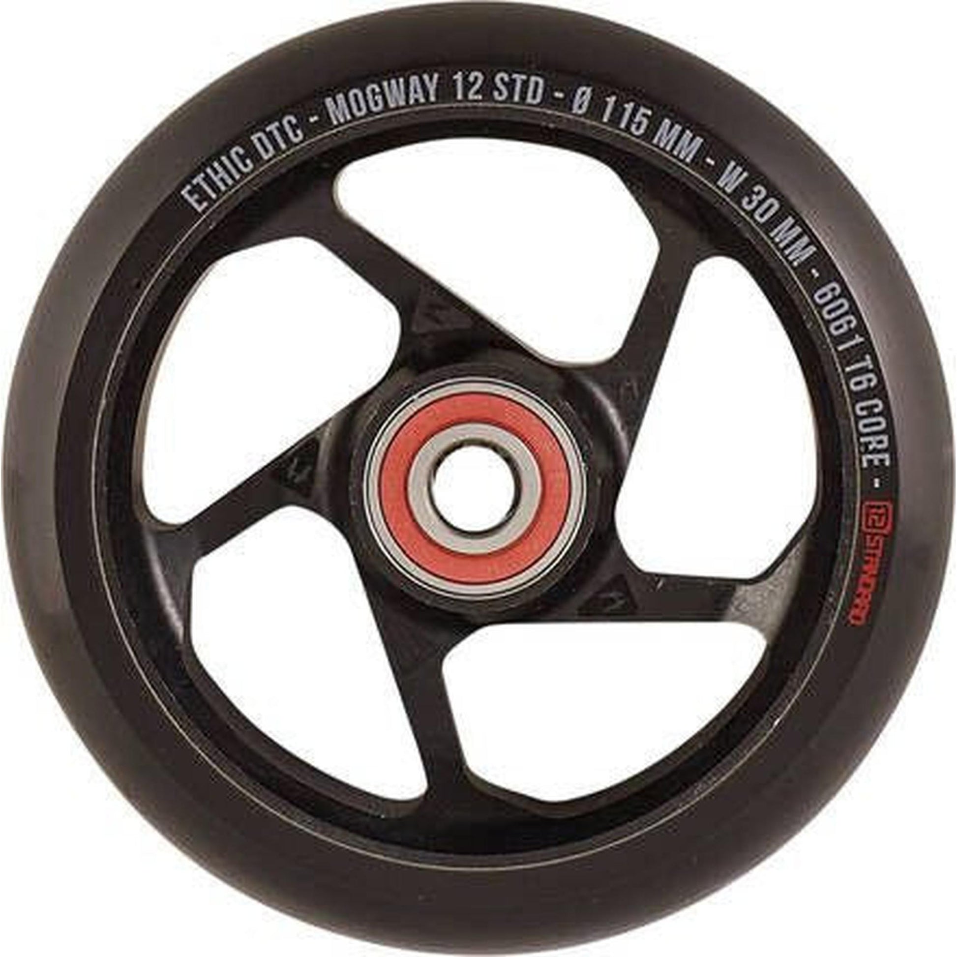 Rueda Ethic Mogway 12Std 115mm - Black- Scootworld.es