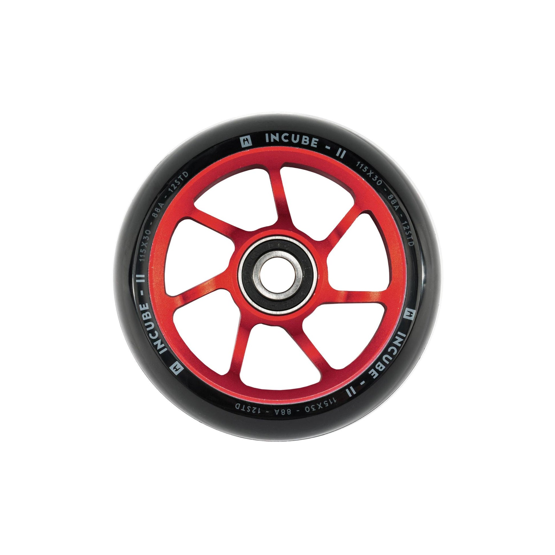 Rueda Ethic 12 Std Incube V2 115mm - Red- Scootworld.es