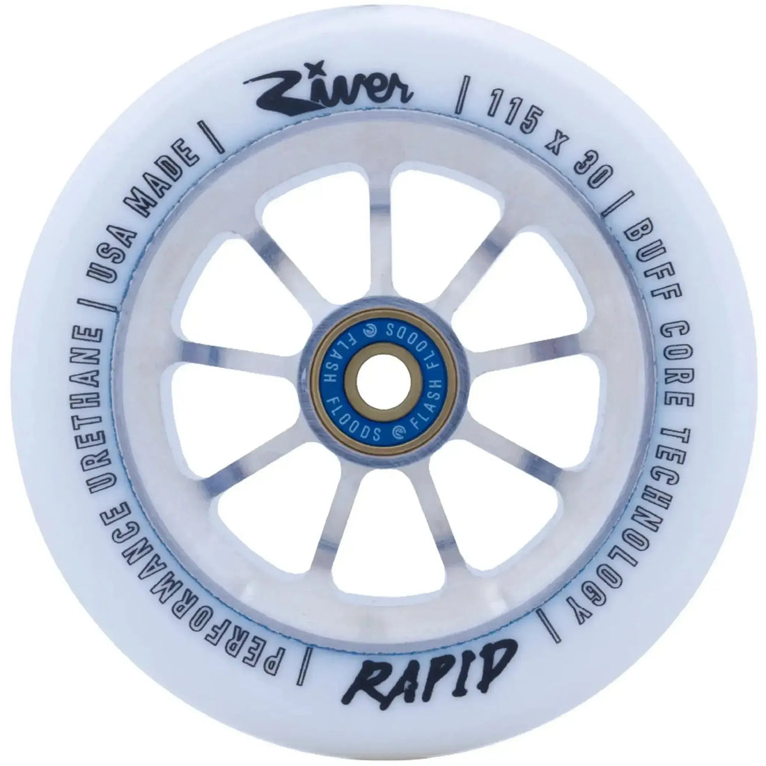 River Rapid Ruedas Patinete 2 Piezas (115mm- Scootworld.es