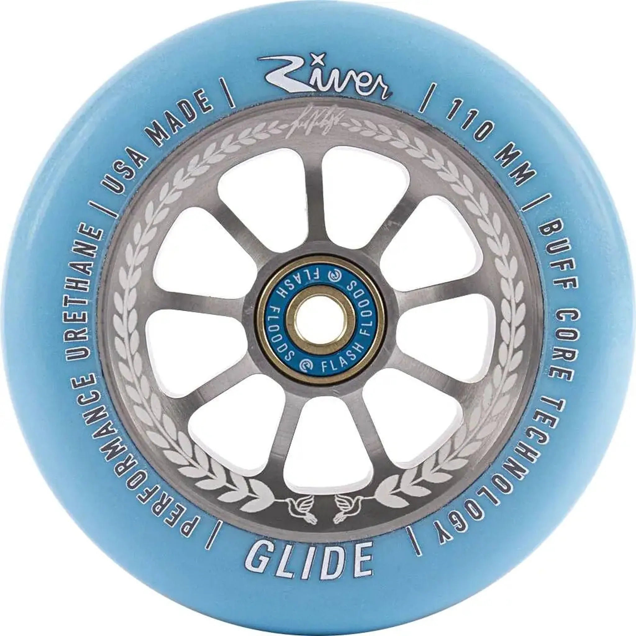 River Serenity Juzzy Carter Ruedas Patinete (110mm - Serenity)