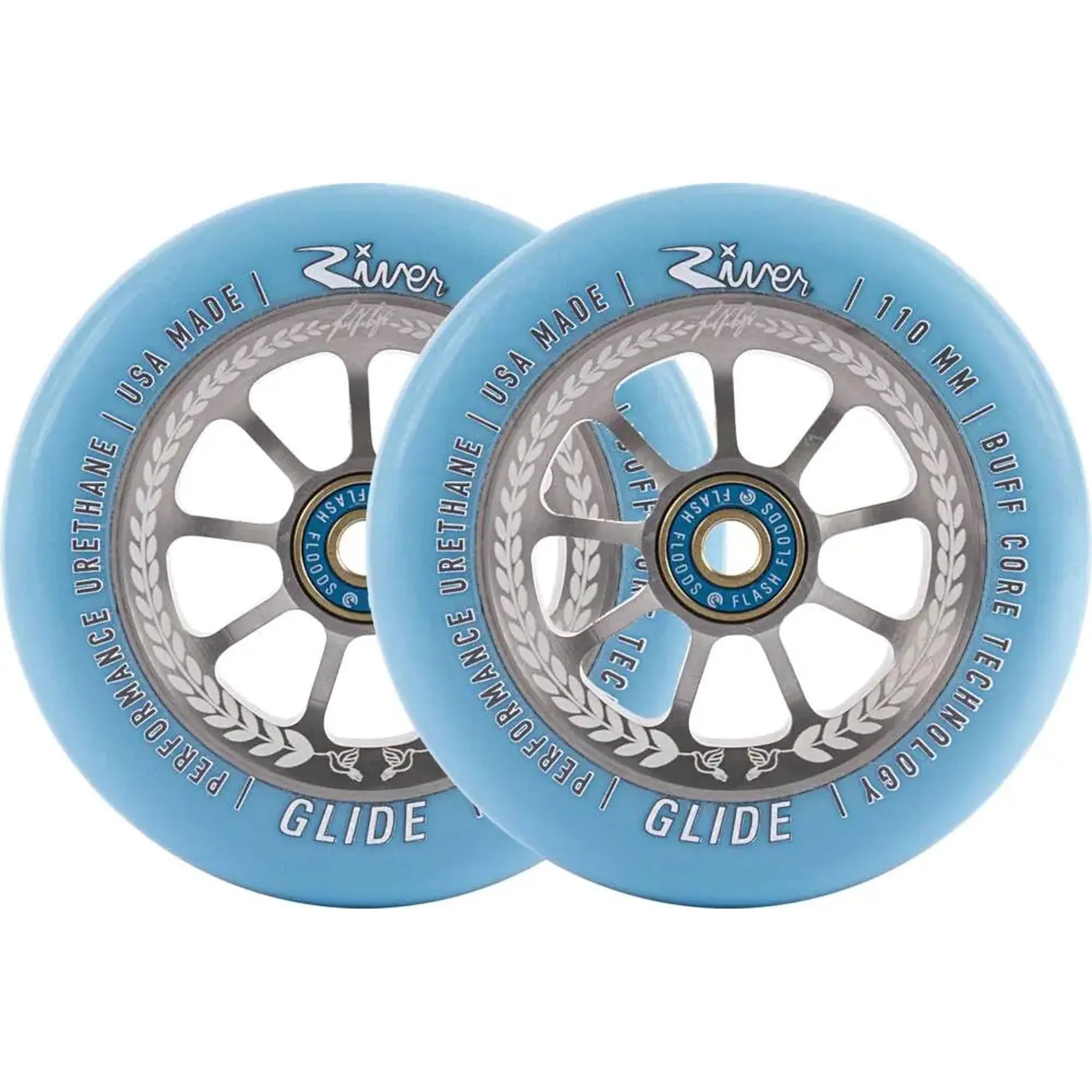 River Serenity Juzzy Carter Ruedas Patinete (110mm - Serenity)