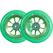 River Naturals Glide Rueda Patinete 2 Unidades (110mm - Emerald)