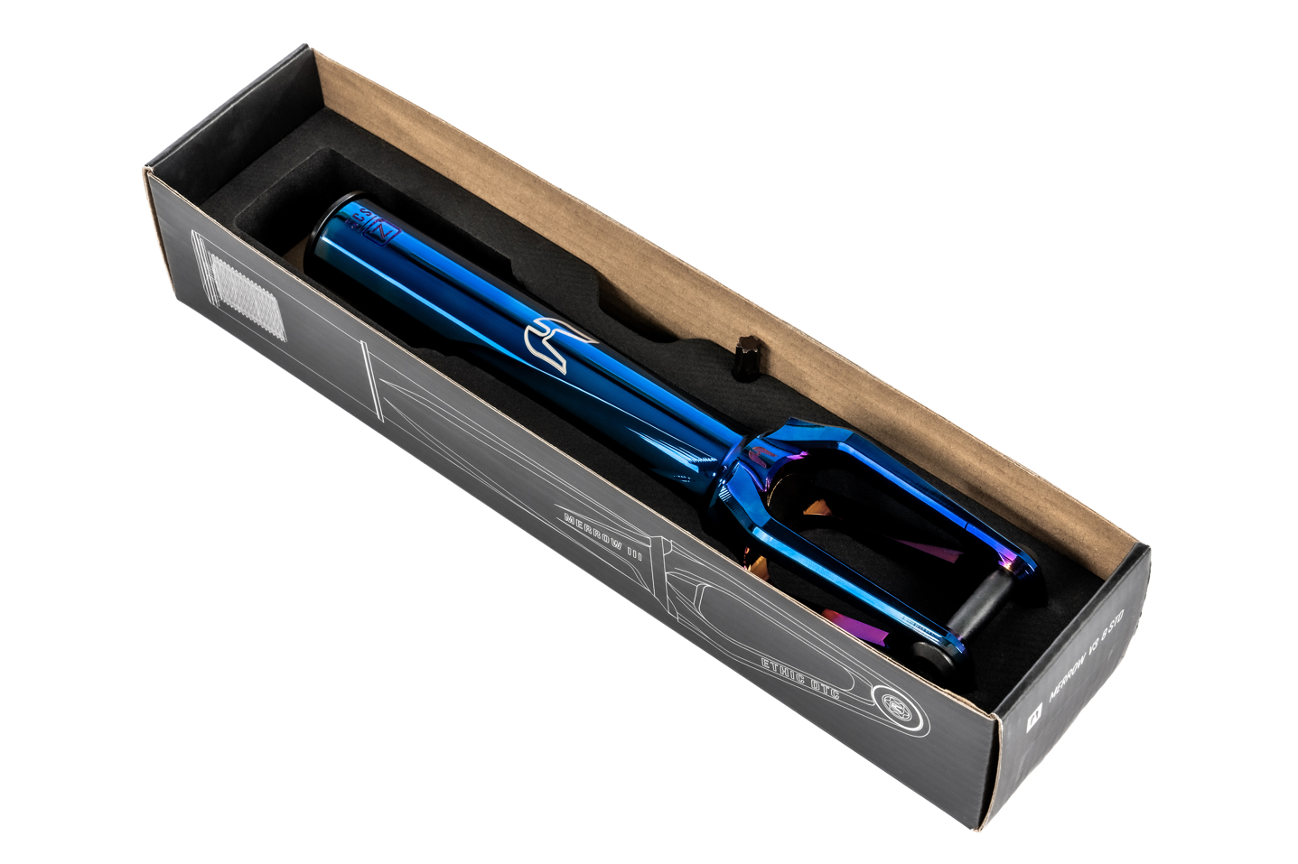 Ethic Merrow V3 SCS Horquilla Scooter - Chrome Blue