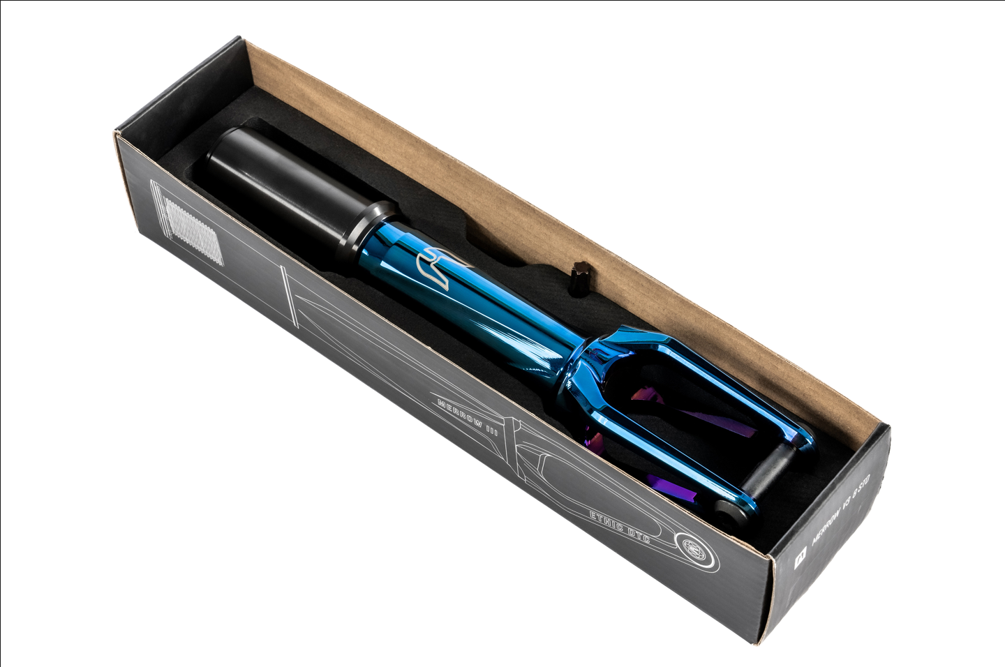 Ethic Merrow V3 IHC Horquilla Scooter - Chrome Blue