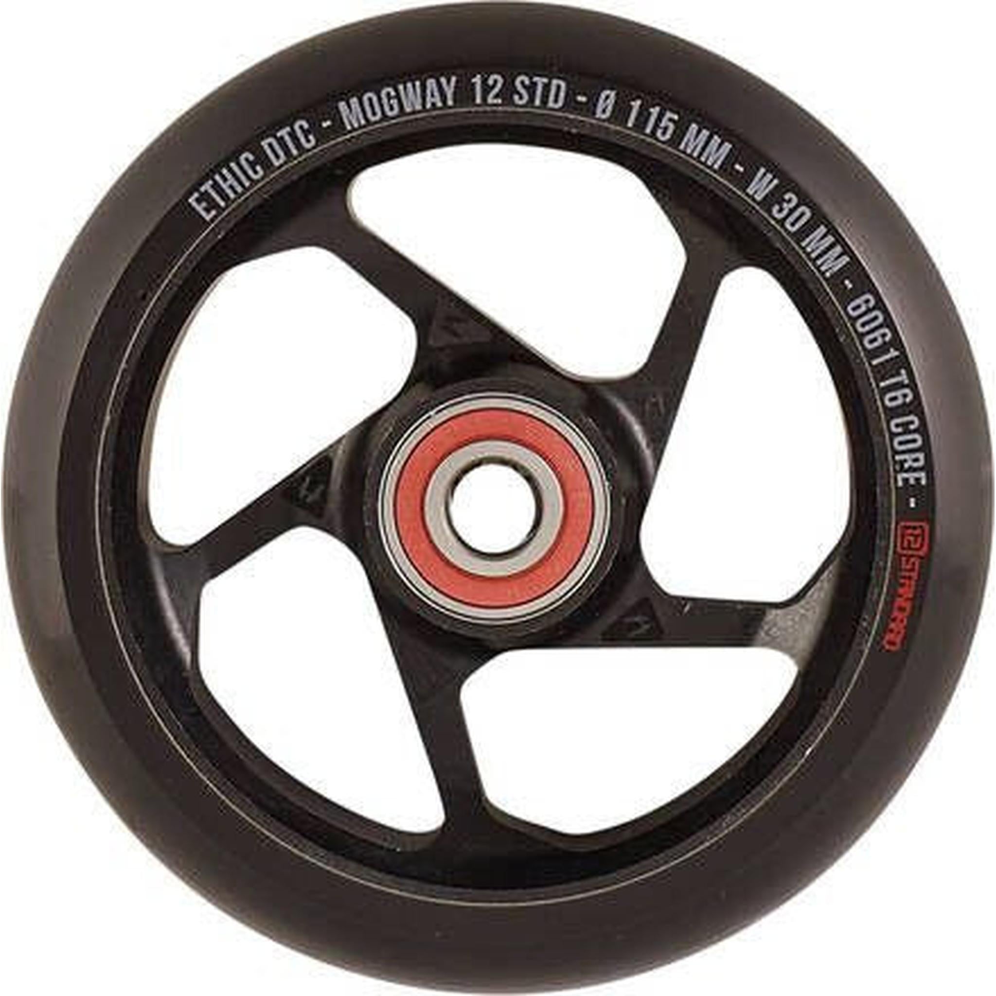Ethic Mogway 12STD 115mm Ruedas Patinete - Black- Scootworld.es