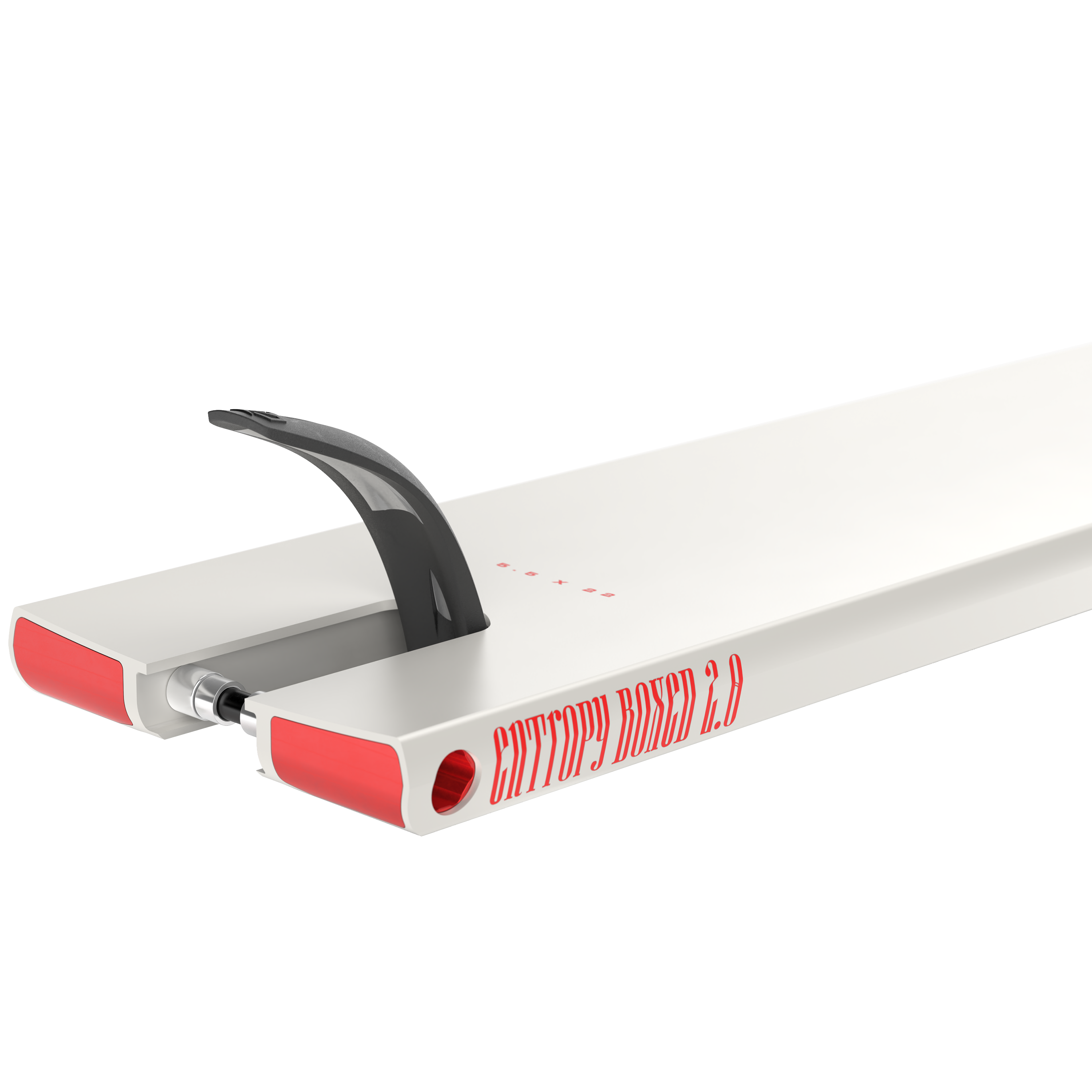 Fuzion Entropy 2.0 5.5 X 22 Boxed Tabla Scooter - Polished White