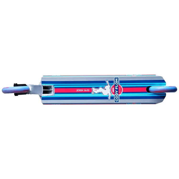 Lucky Cody Flom Signature Scooter Freestyle (Metal/Rojo/Azul)- Scootworld.es