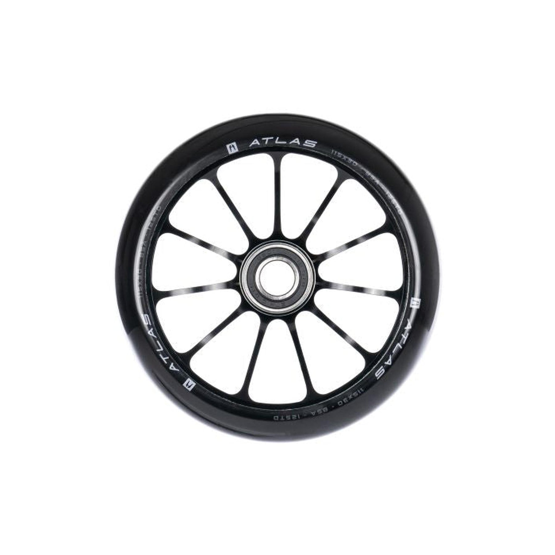 ETHIC DTC Atlas Wheel 12 STD 115mm - Black- Scootworld.es