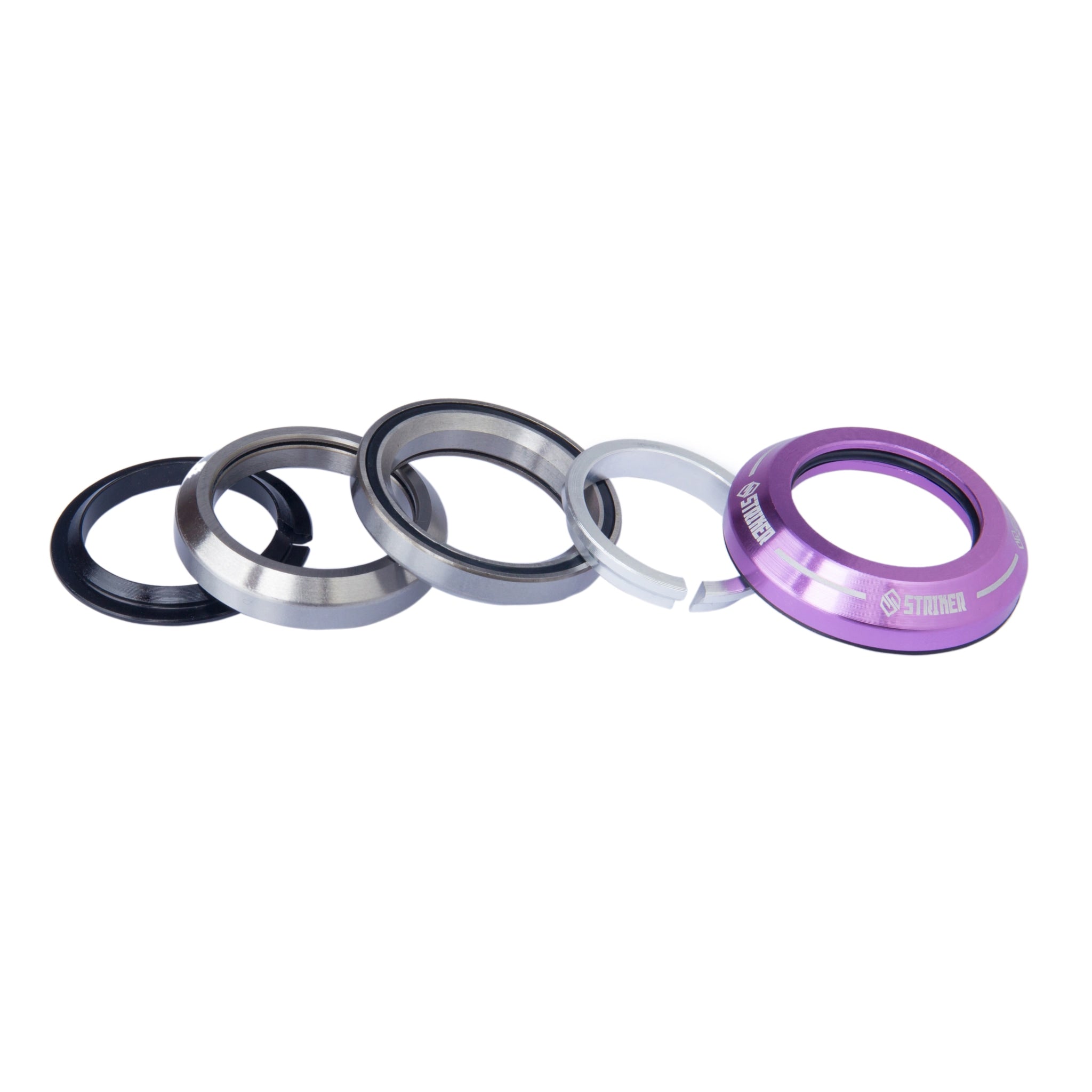 Striker Integrated Juego De Dirección Scooter - Morado- Scootworld.es