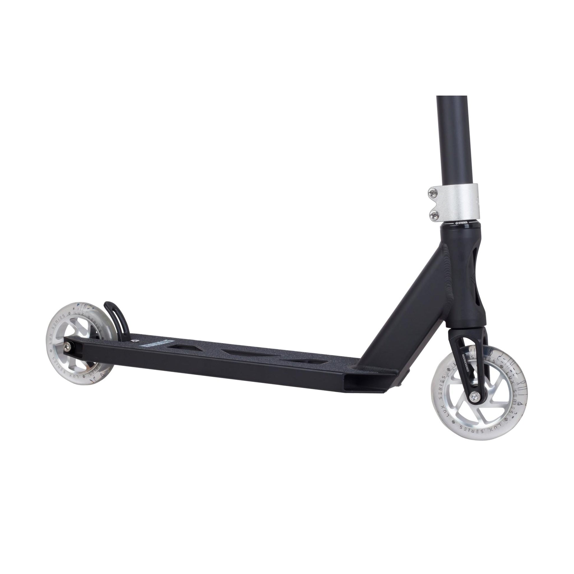 Striker Lux Youth Scooter Freestyle - Transparente/Plateado- Scootworld.es