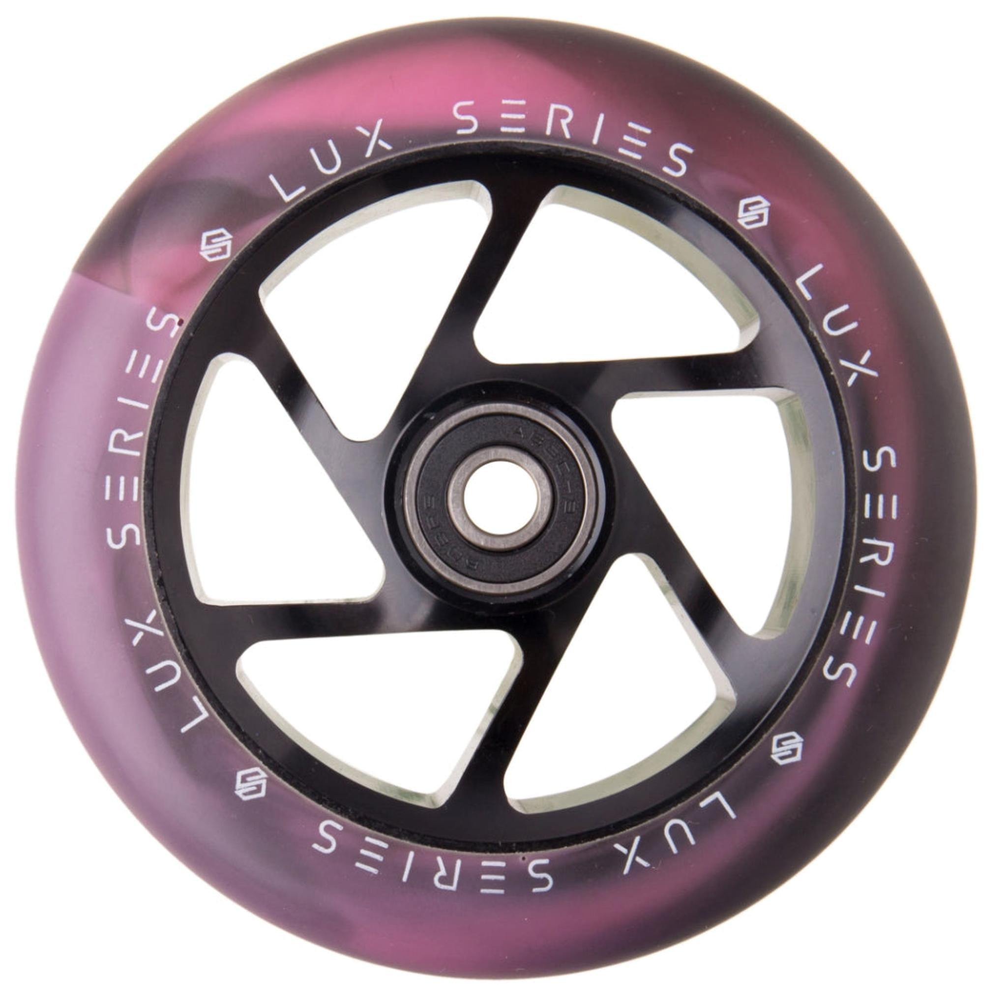 Striker Lux Spoked 110mm Rueda Patinete - Negro/Rosa- Scootworld.es