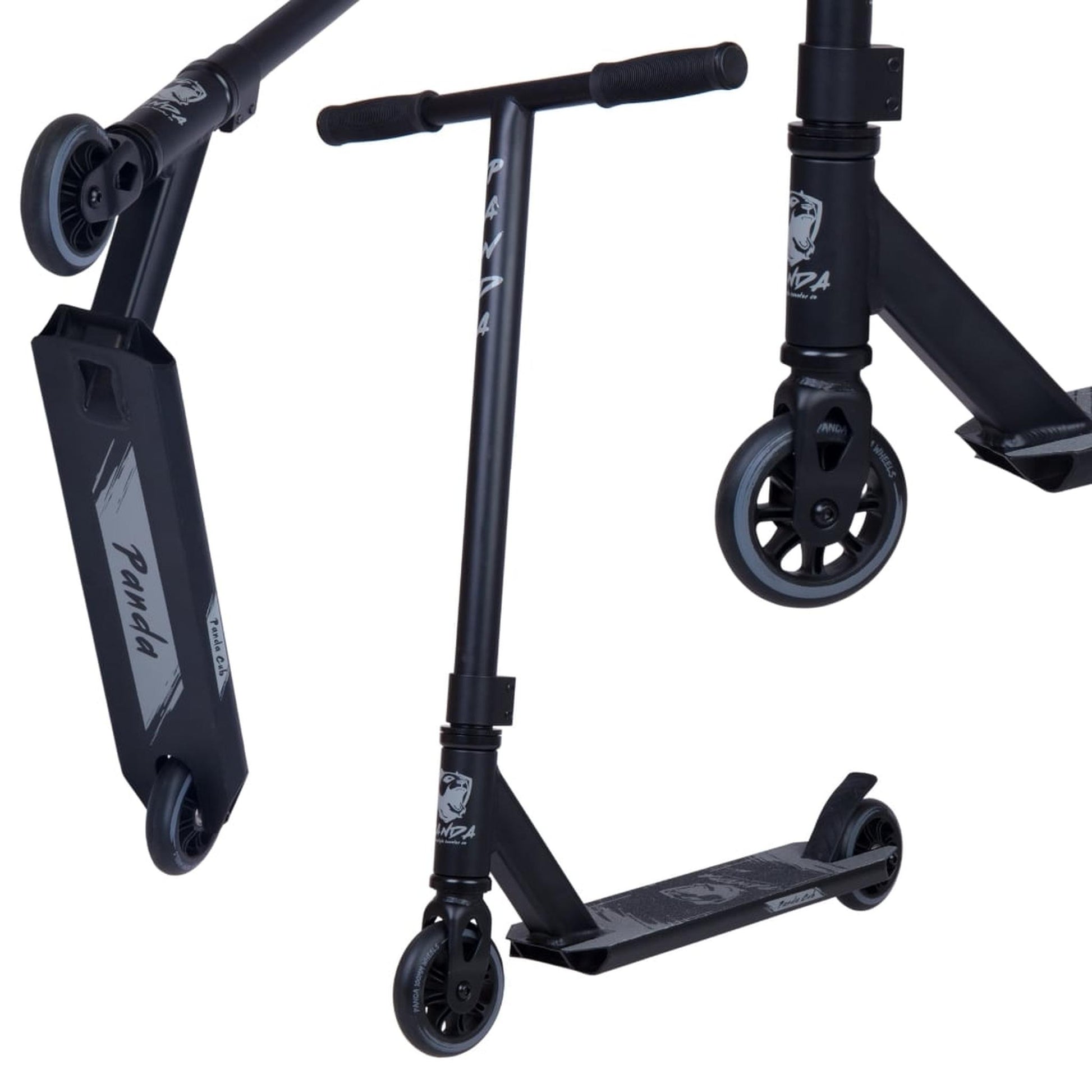Panda Cub Scooter Freestyle - Negro/Gris- Scootworld.es