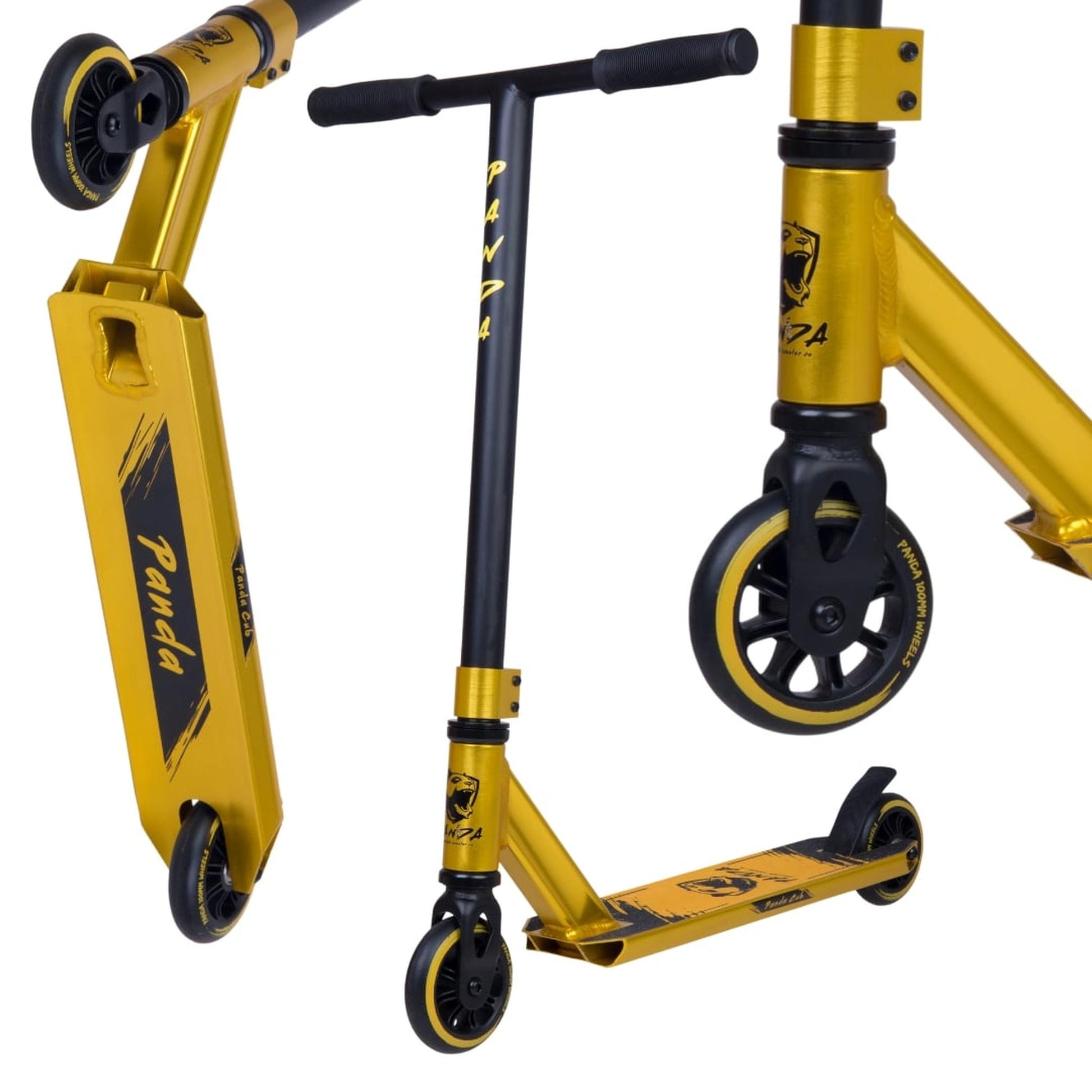 Panda Cub Scooter Freestyle - Gold Deck- Scootworld.es