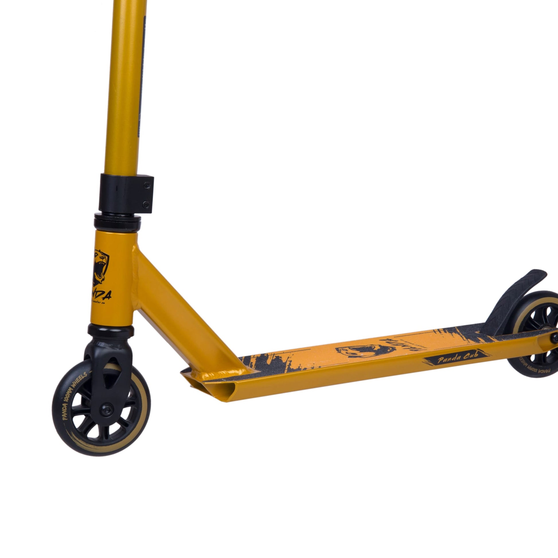 Panda Cub Scooter Freestyle - Gold Painted- Scootworld.es