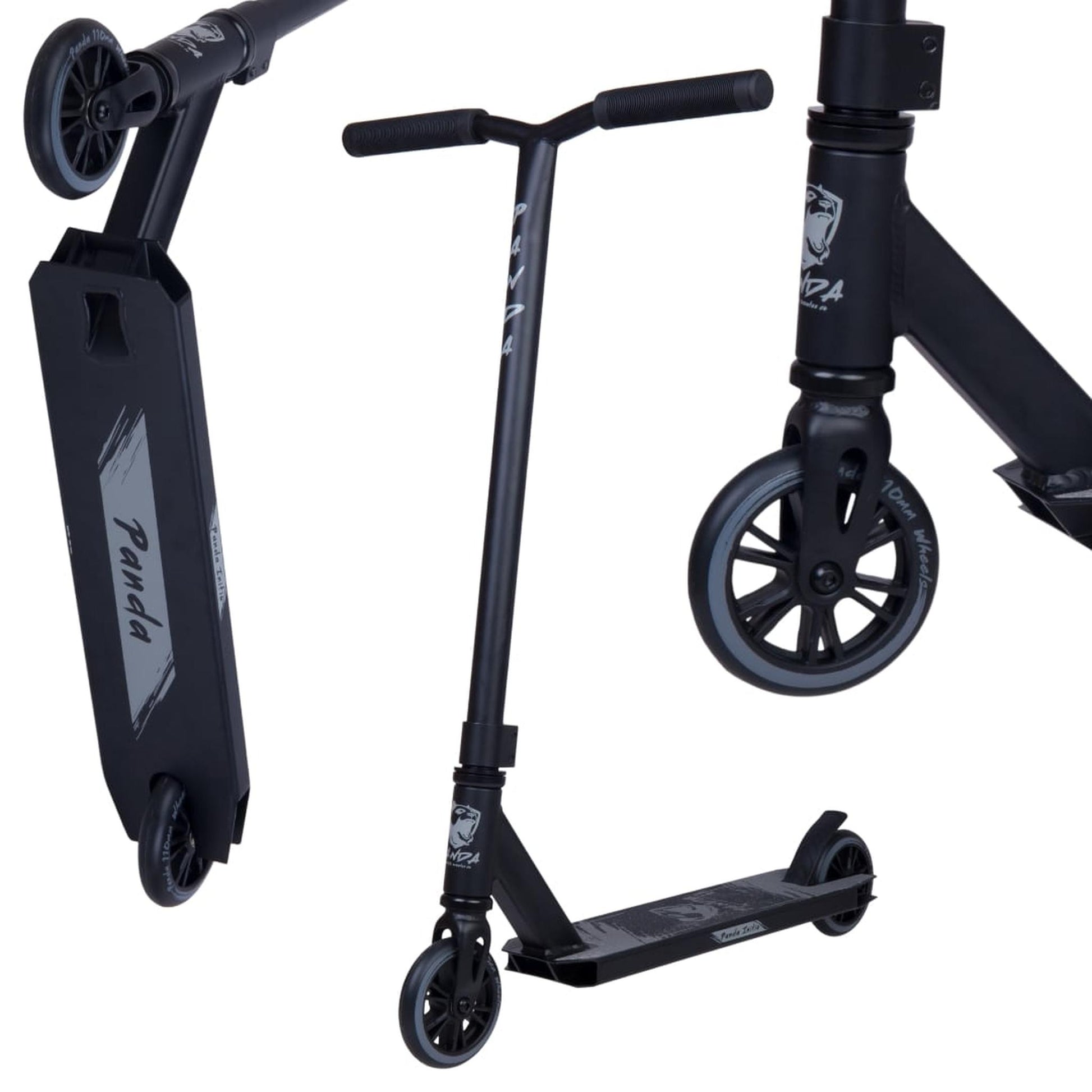 Panda Initio V2 Scooter Freestyle - Negro/Gris- Scootworld.es
