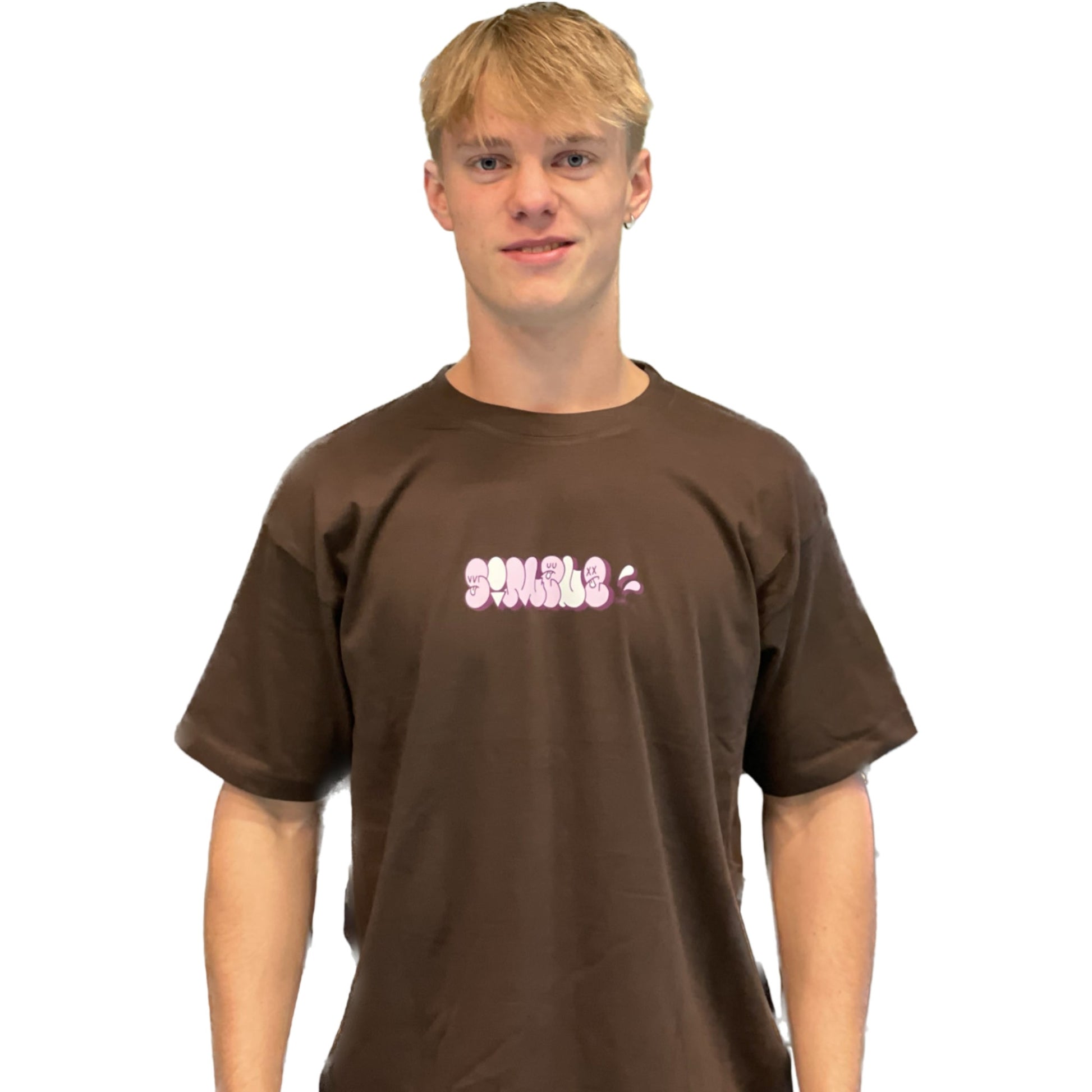 Simon Simzuz Tshirt - Marrón- Scootworld.es