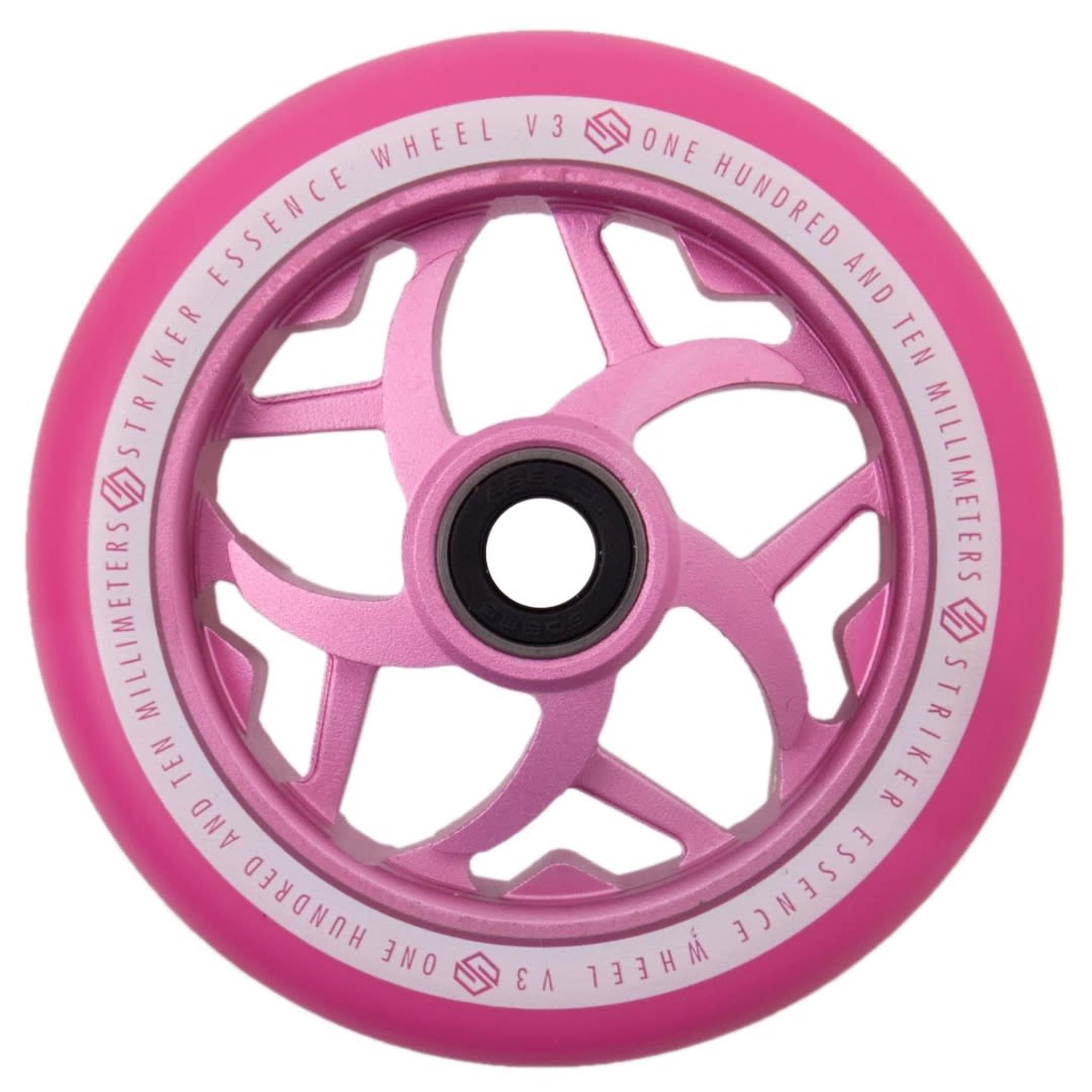 Striker Essence V3 Colorblast PU 110mm Rueda Patinete - Rosa- Scootworld.es