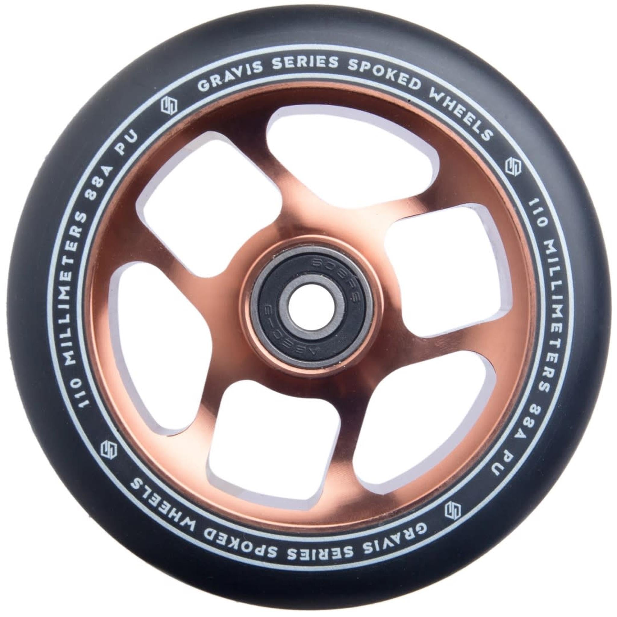 Striker Gravis Spoked 110mm Rueda Patinete - Rose Gold- Scootworld.es