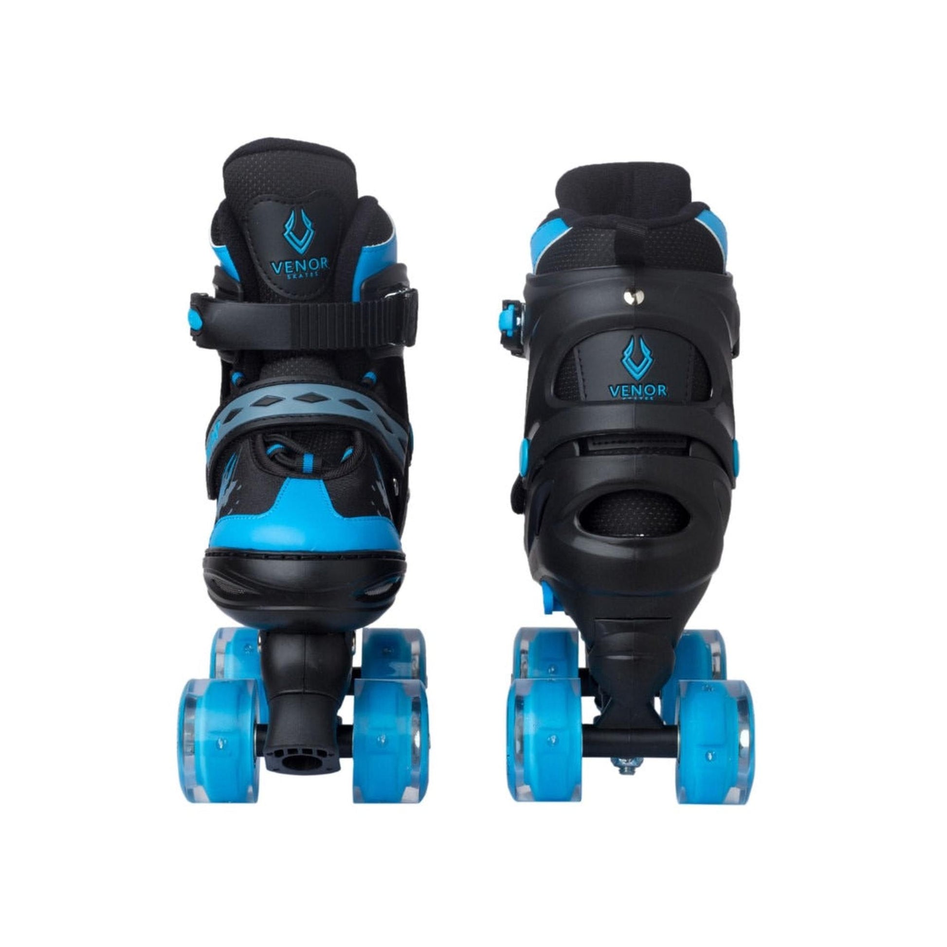 VENOR Ignite LED Patines Quad - Negro/Azul- Scootworld.es