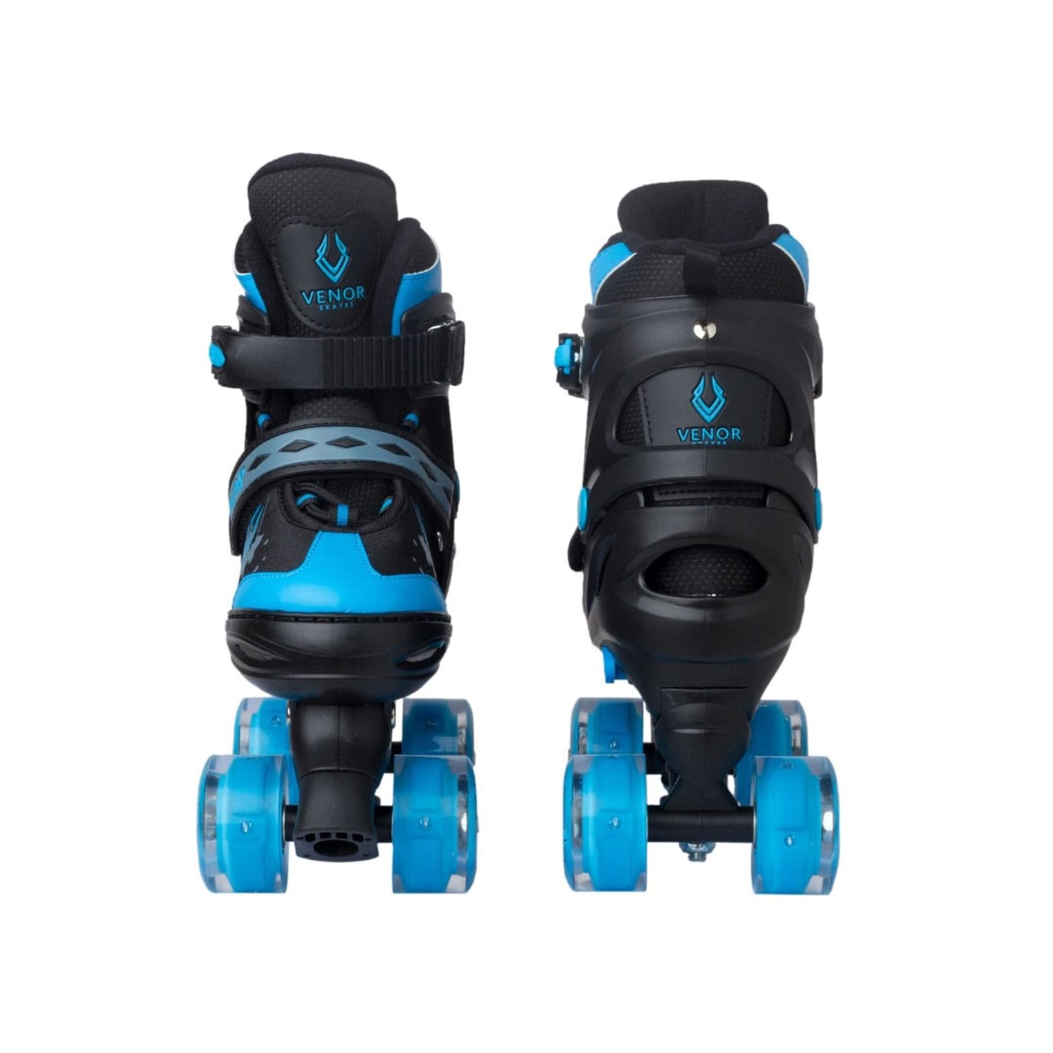 VENOR Ignite LED Patines Quad - Negro/Azul- Scootworld.es