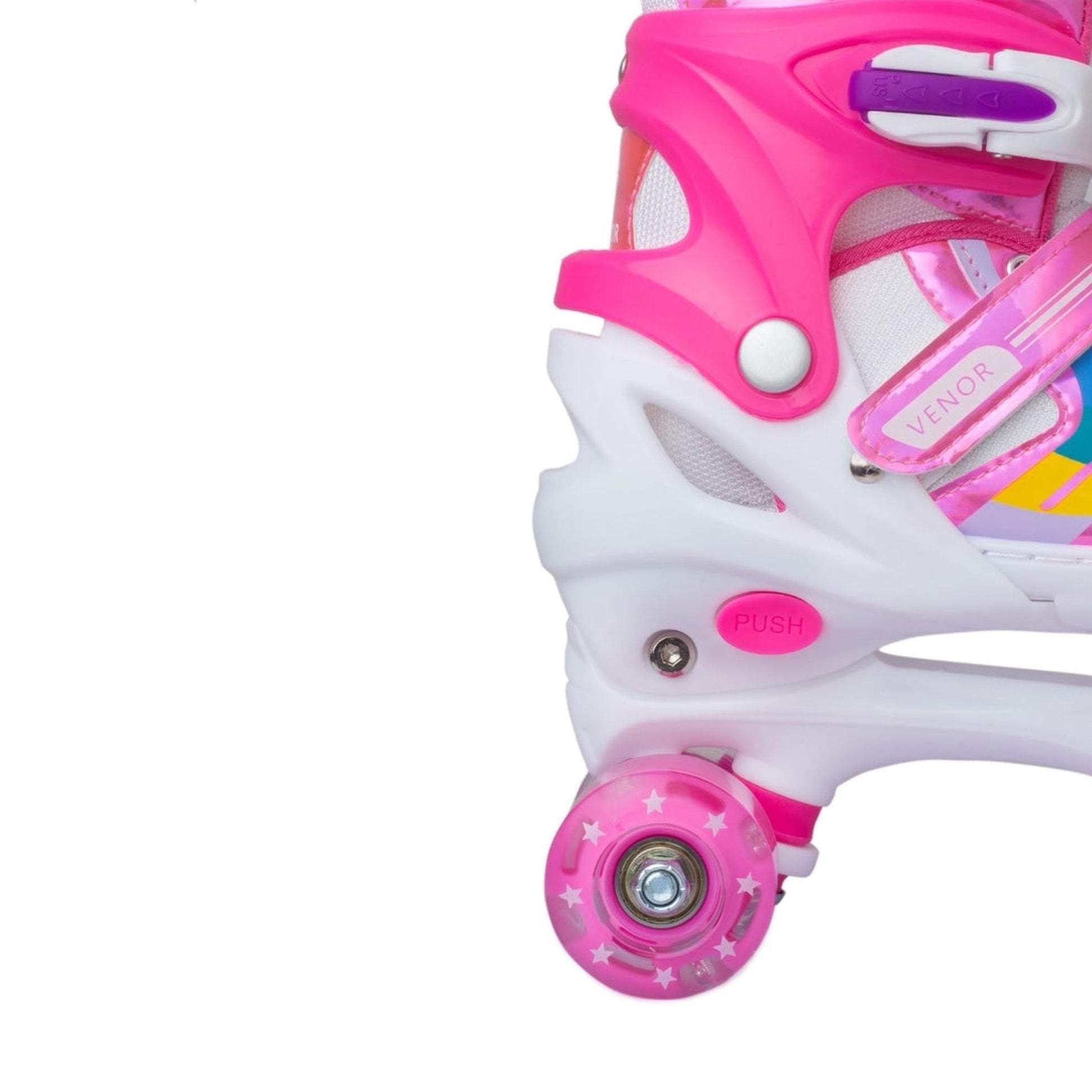 VENOR Ignite LED Patines Quad - Rosa Brillante- Scootworld.es