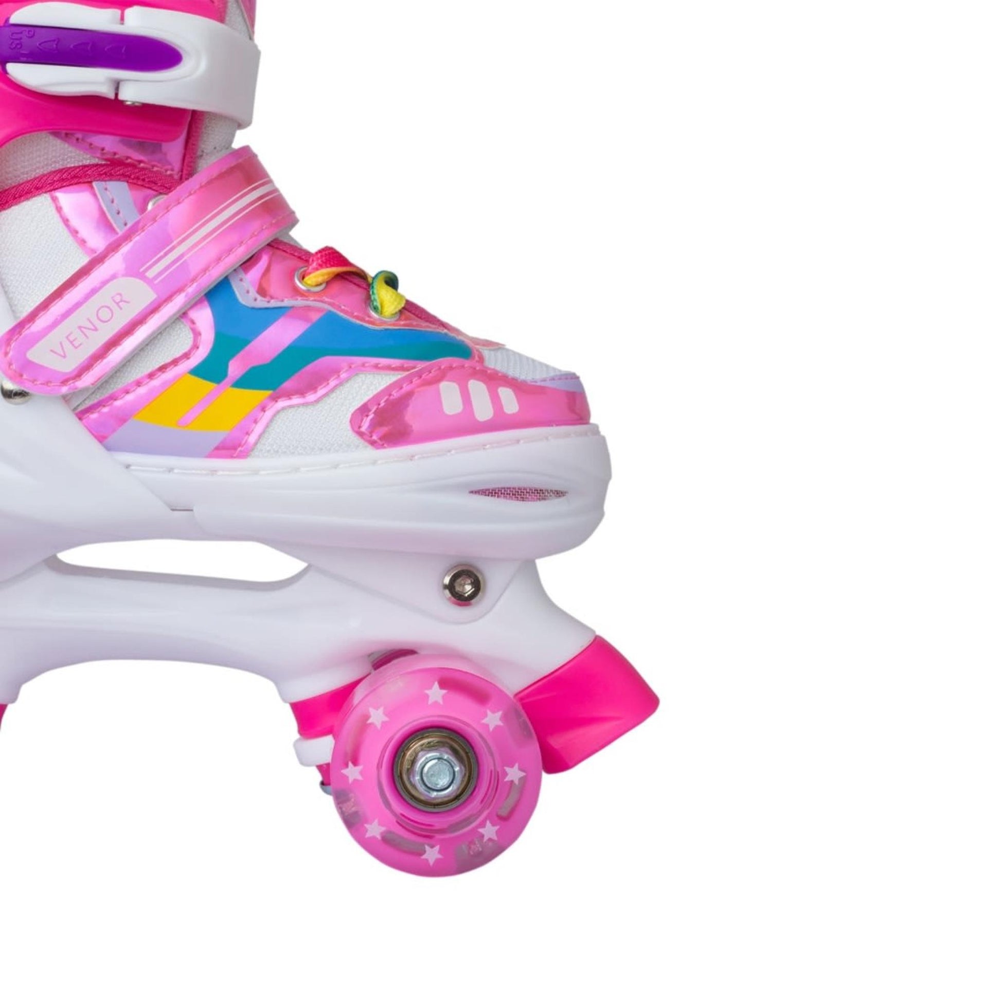 VENOR Ignite LED Patines Quad - Rosa Brillante- Scootworld.es