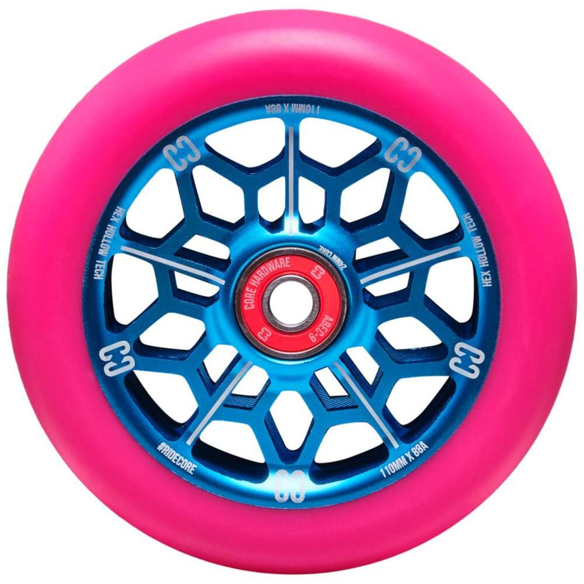 CORE Hex Hollow Ruedas Til Scooter - Rosa- Scootworld.es