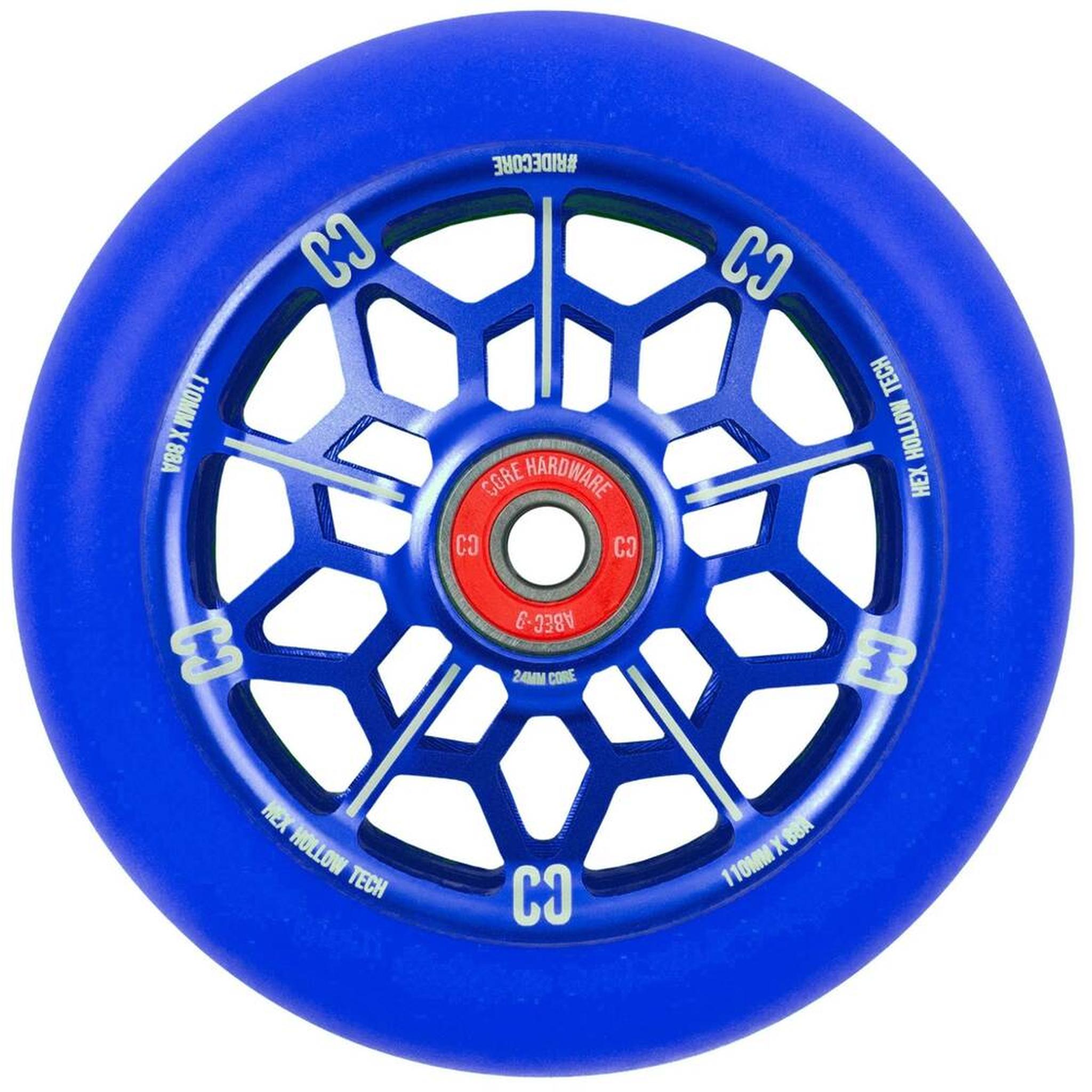 CORE Hex Hollow Ruedas Til Scooter - Azul marino- Scootworld.es