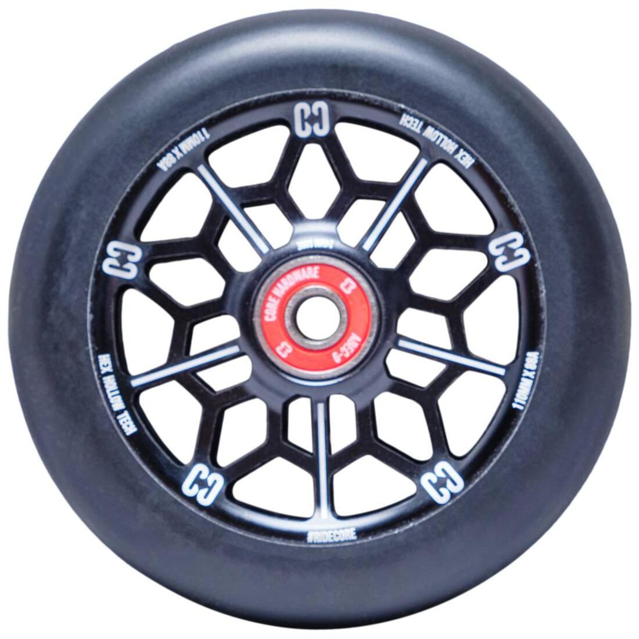 CORE Hex Hollow Ruedas Til Scooter - Negro- Scootworld.es