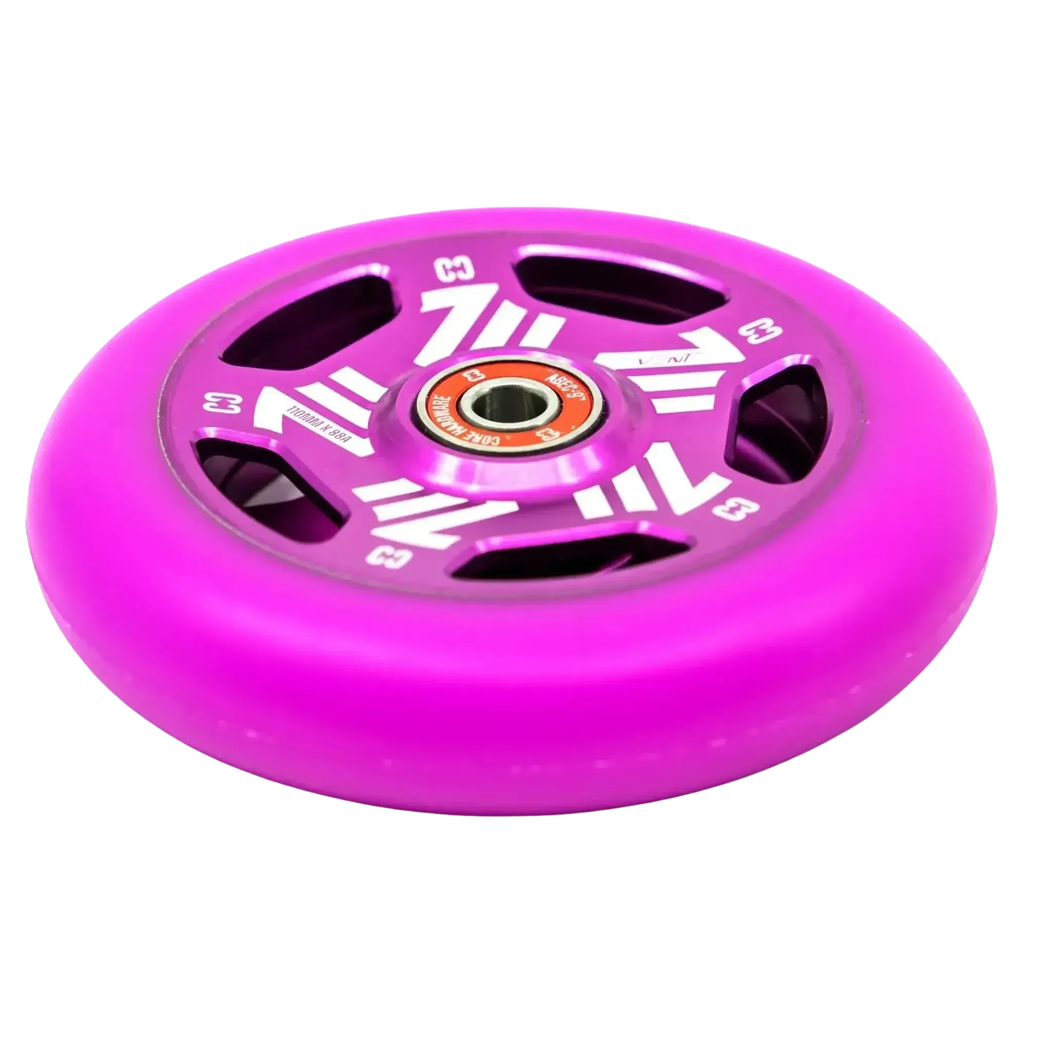 CORE Vent Hollow Rueda Patinete - 110mm - Lila- Scootworld.es