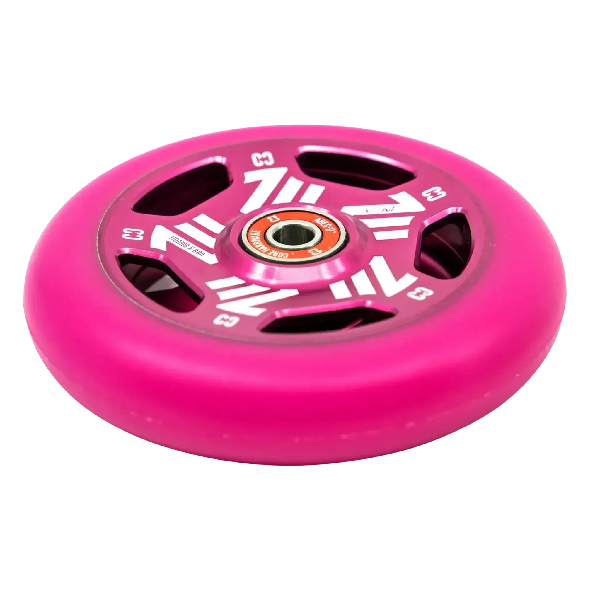 CORE Vent Hollow Rueda Patinete - 110mm - Rosa- Scootworld.es