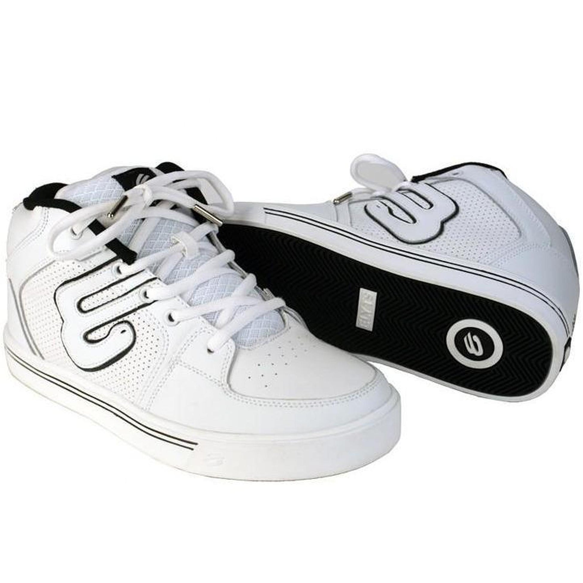 Elyts Mid Top 2 White Action Skate Sko - Blanco- Scootworld.es