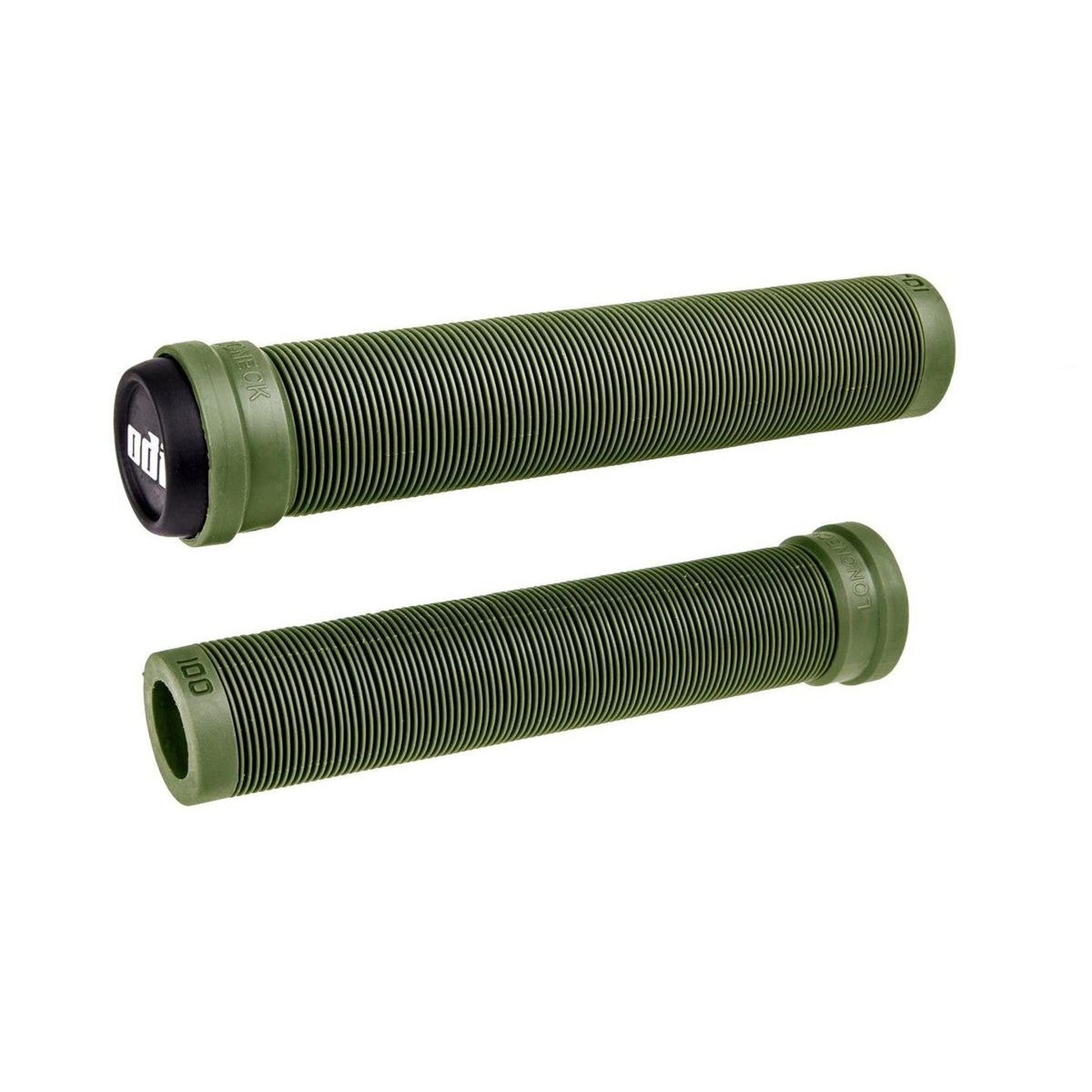 ODI Longneck SLX 160mm Puños Patinete - Verde Militar- Scootworld.es