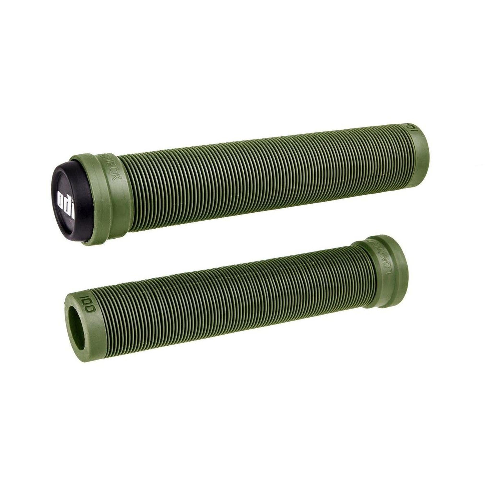 ODI Longneck SLX 160mm Puños Patinete - Verde Militar- Scootworld.es