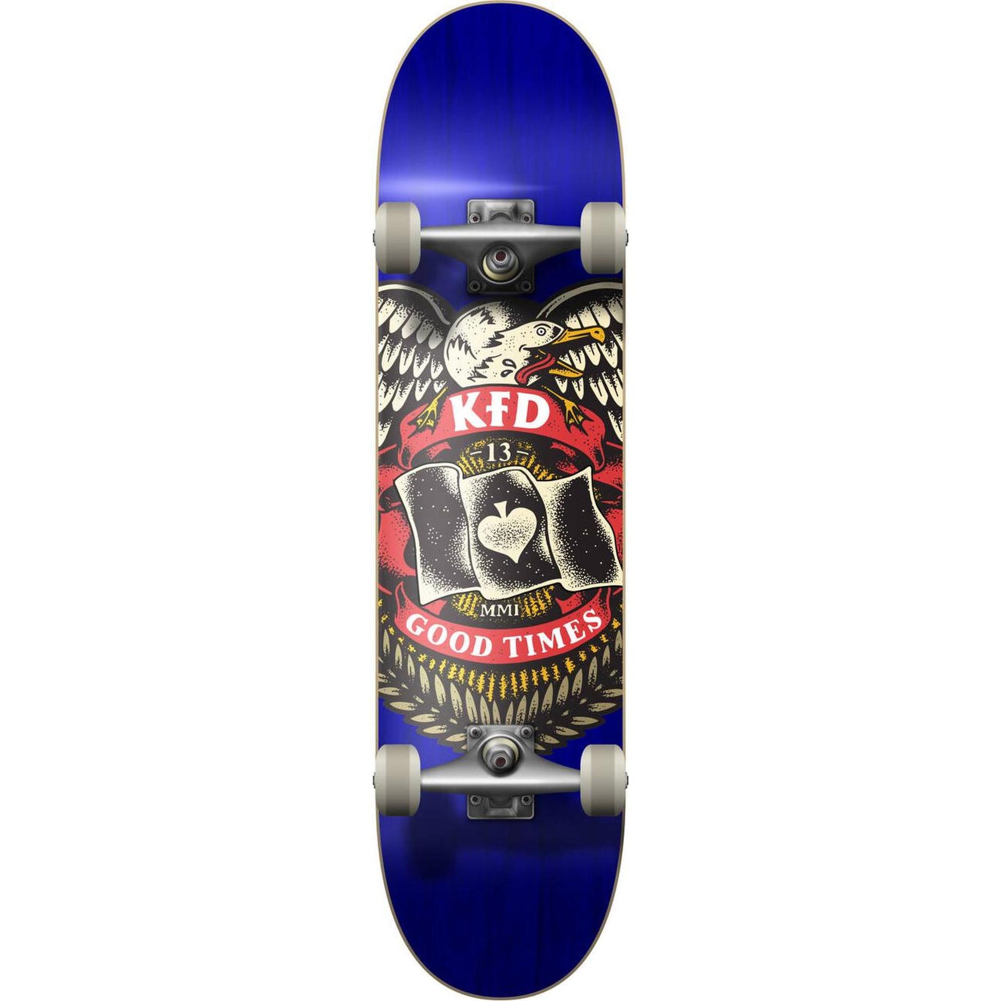 KFD Young Gunz Skateboard completo - Bagde Navy- Scootworld.es