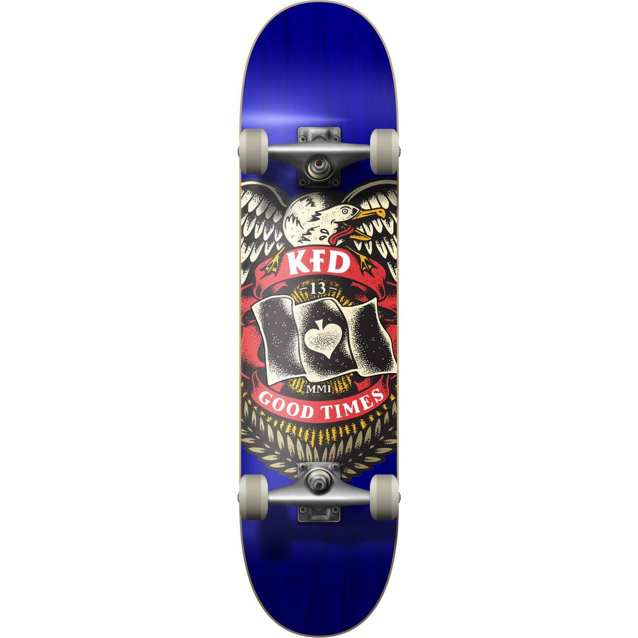 KFD Young Gunz Skateboard completo - Bagde Navy- Scootworld.es