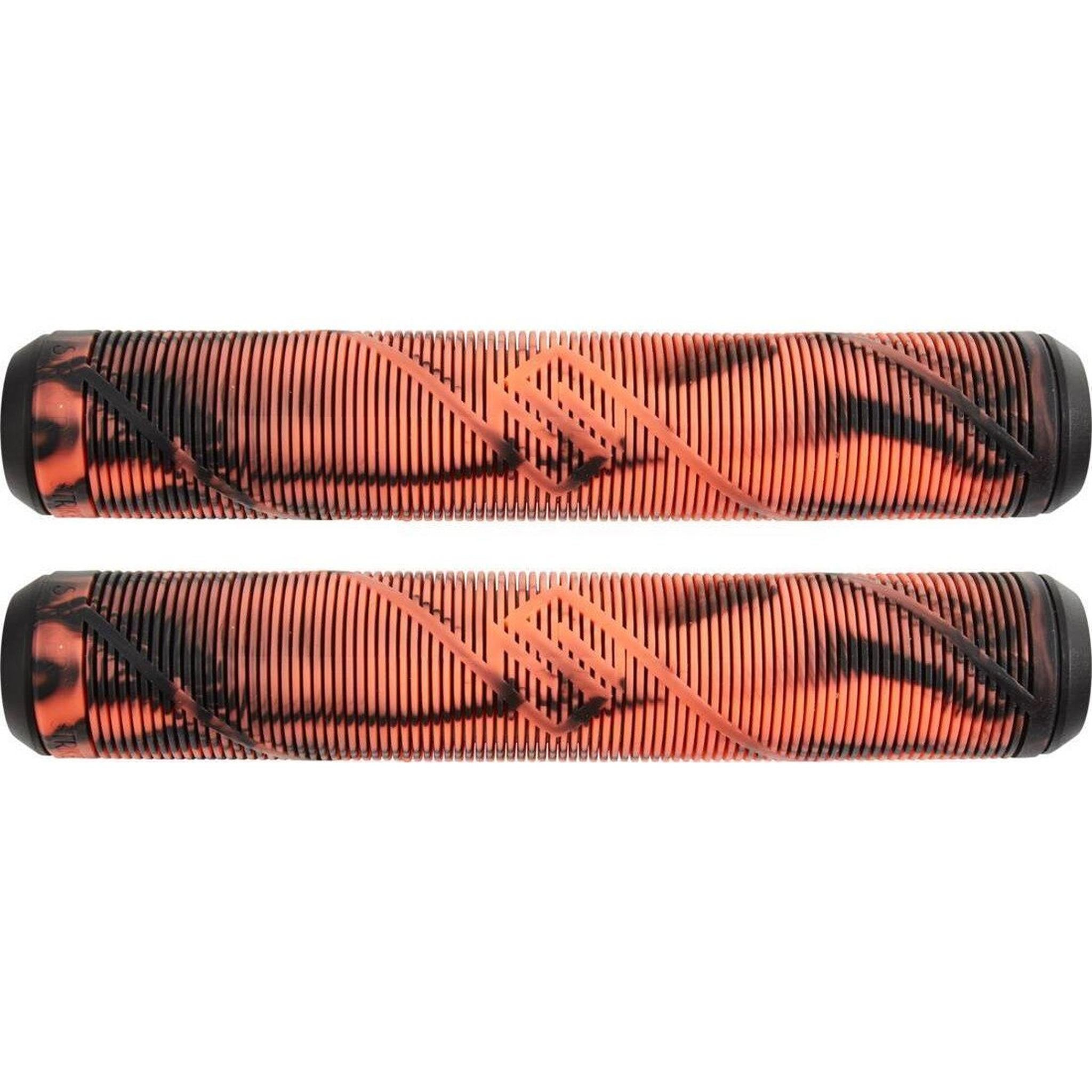 Striker Logo Thick Puños Patinete - Negro/Naranja- Scootworld.es