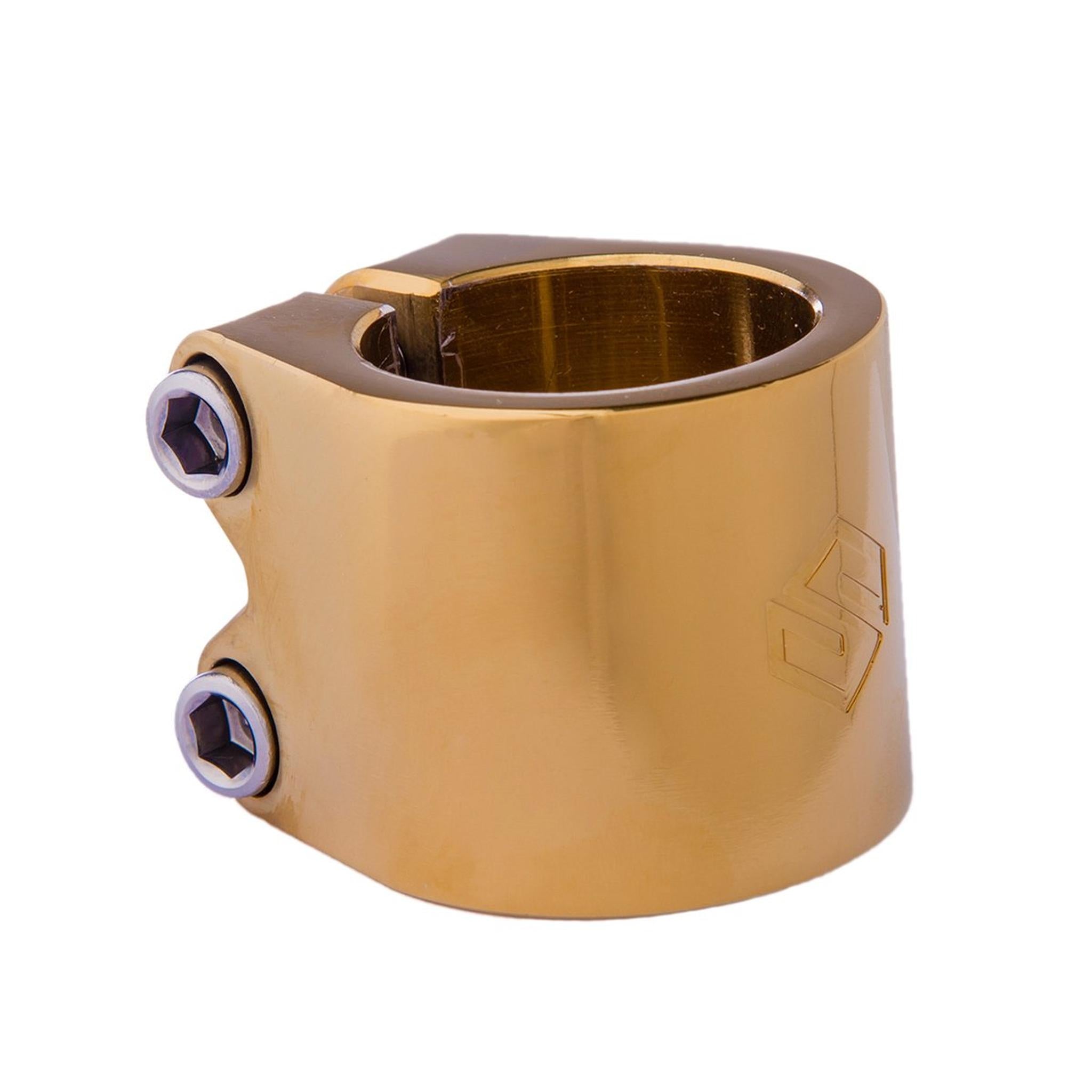 Striker Lux Double Abrazadera Patinete - Gold Chrome- Scootworld.es