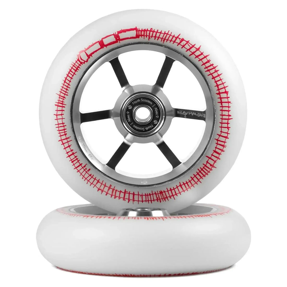North Riley Maltais G4 115mm Ruedas Patinete 2 Piezas- Scootworld.es