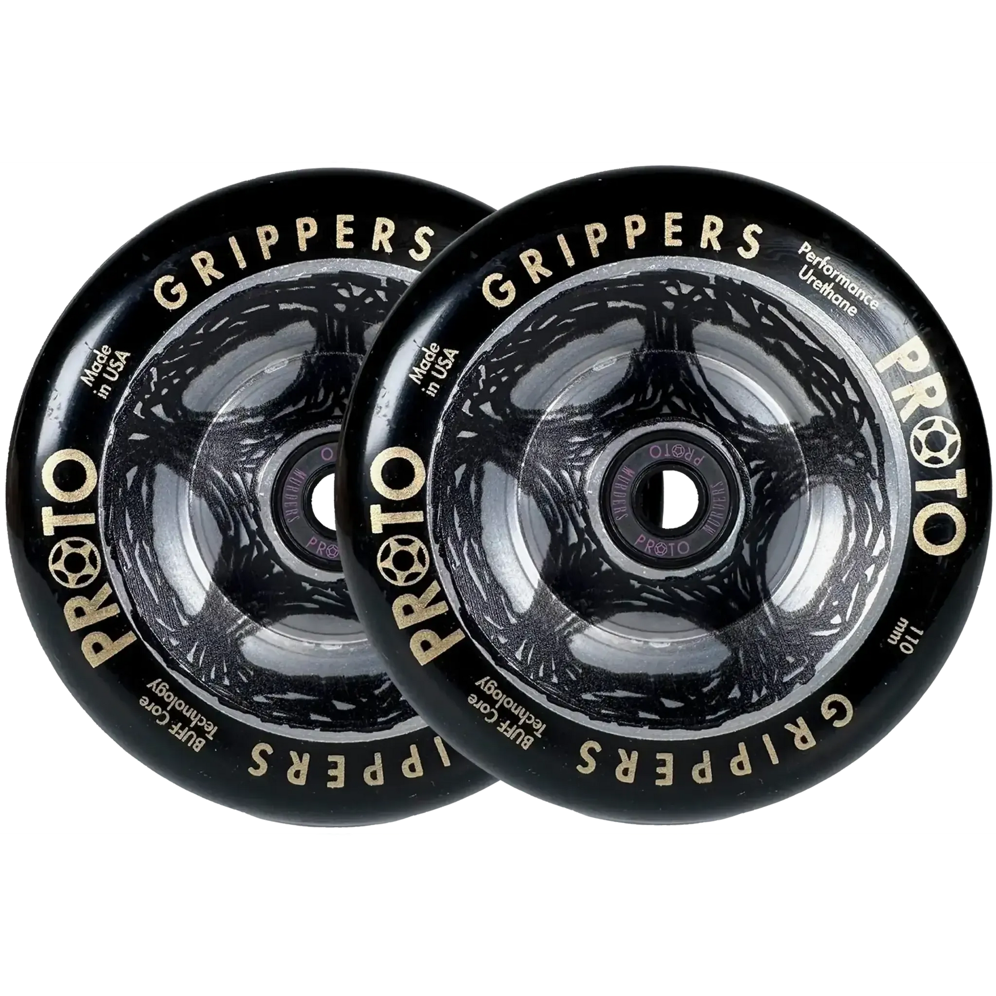 Proto Catalyst Gripper Ruedas Patinete 2 Piezas - 110mm - Negro- Scootworld.es