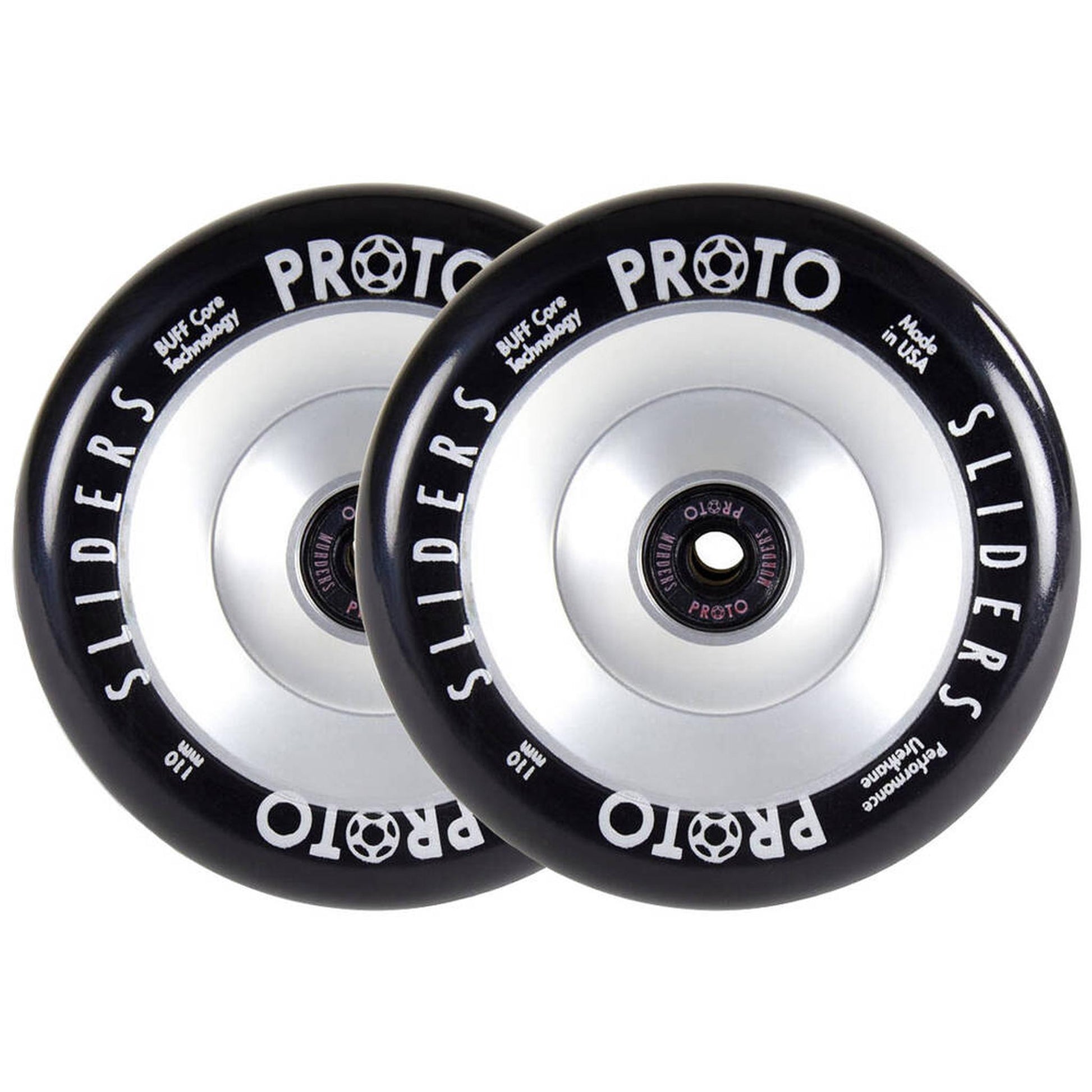 Proto Full Core Sliders Ruedas Patinete 2 Piezas - Plateado- Scootworld.es