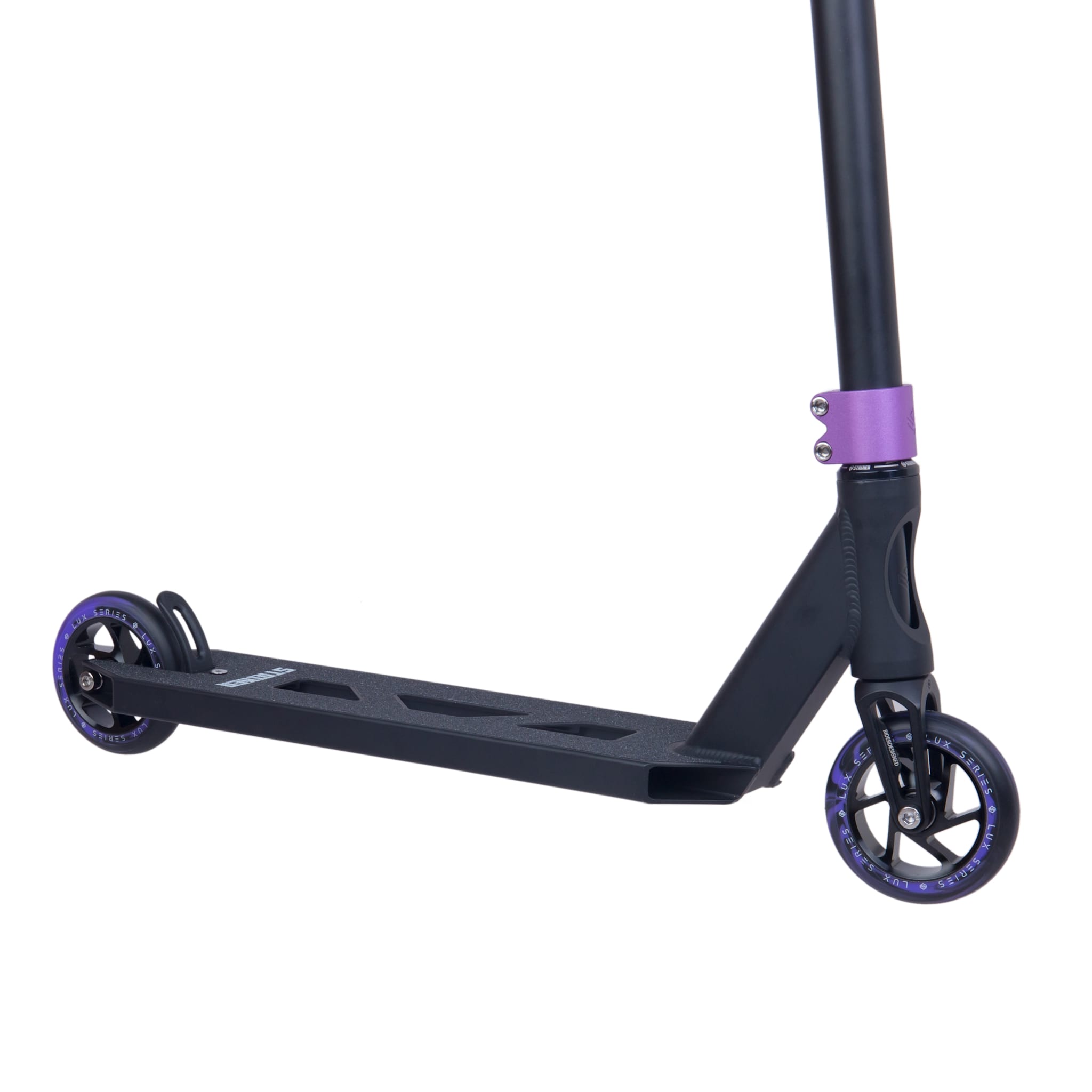 Striker Lux Scooter Freestyle - Negro/Morado- Scootworld.es